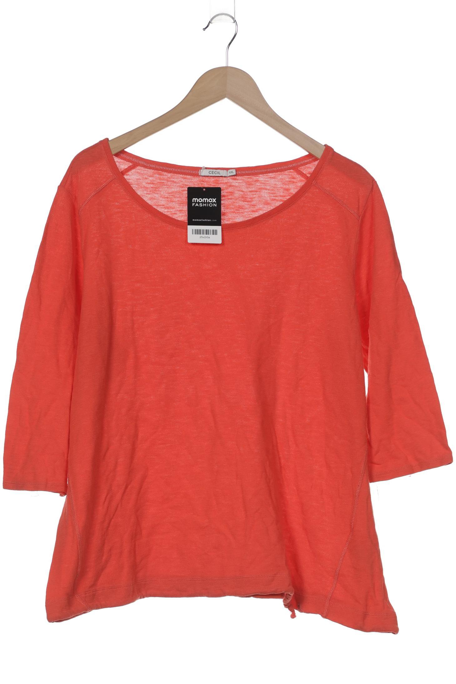 

Cecil Damen Langarmshirt, orange, Gr. 46