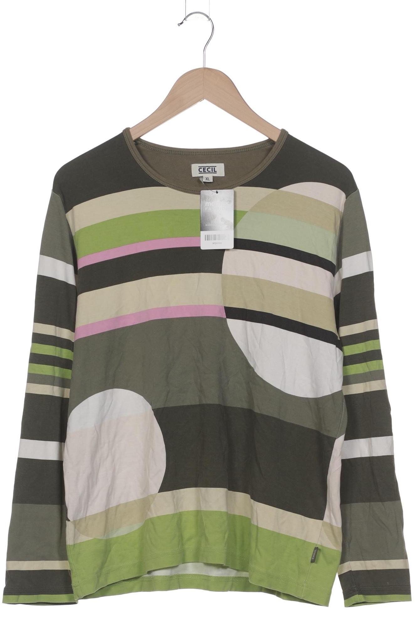 

Cecil Damen Langarmshirt, grün, Gr. 44