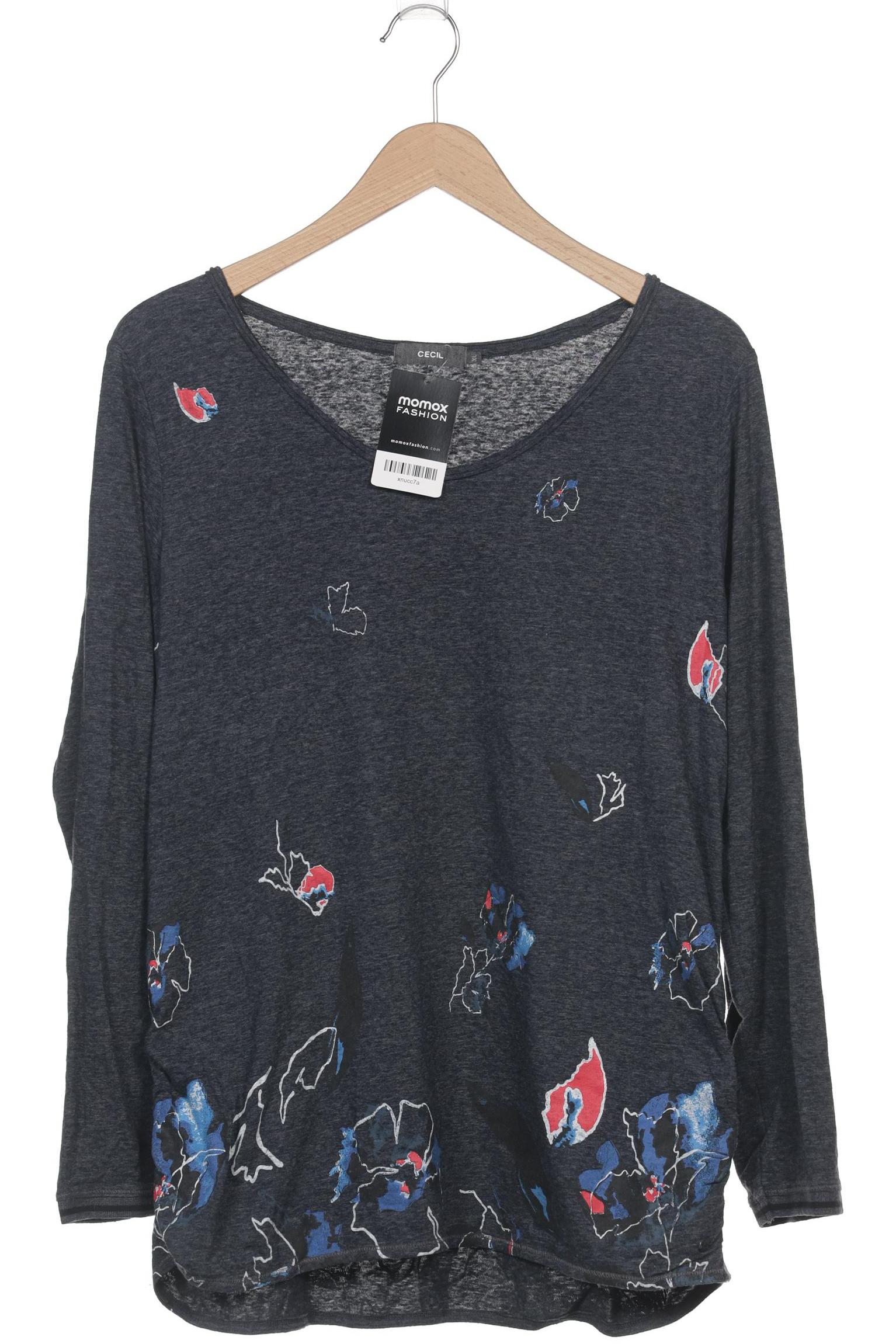 

Cecil Damen Langarmshirt, marineblau, Gr. 44