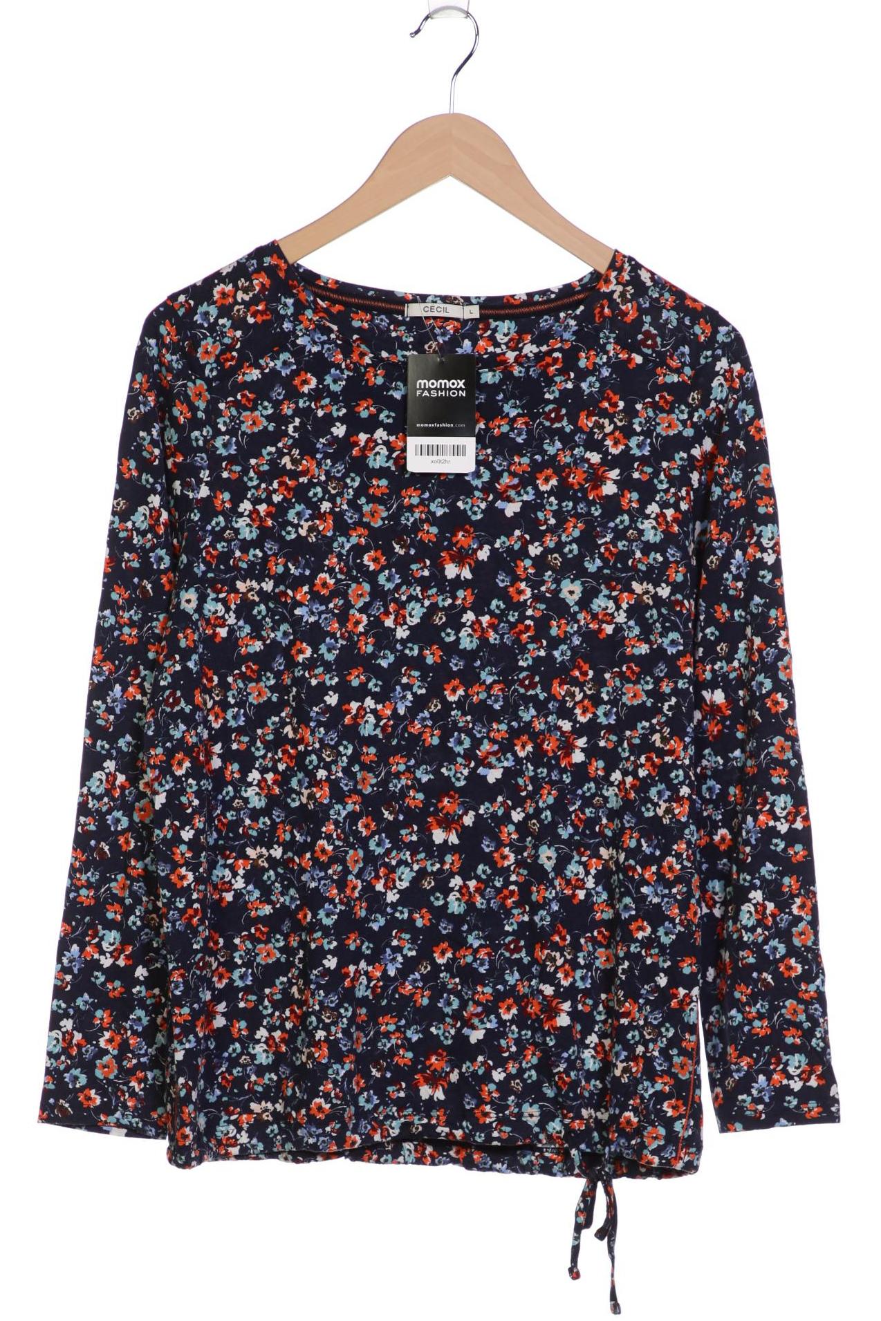

Cecil Damen Langarmshirt, marineblau, Gr. 42
