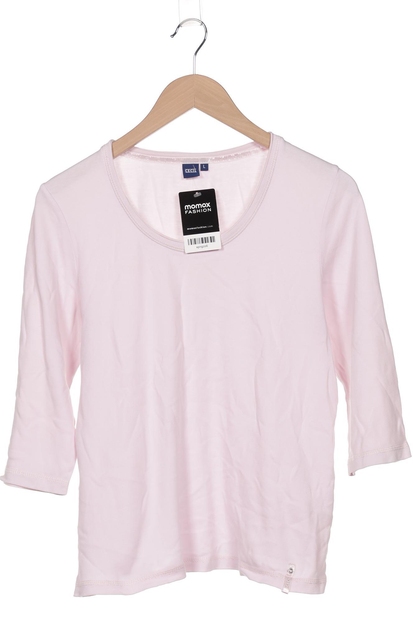 

Cecil Damen Langarmshirt, pink, Gr. 42