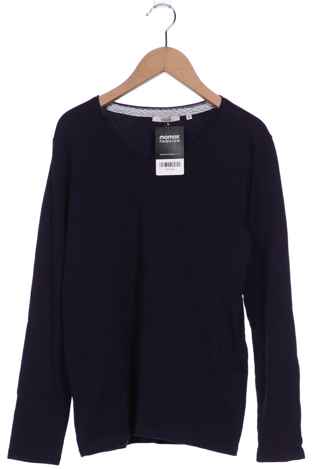 

Cecil Damen Langarmshirt, marineblau, Gr. 38