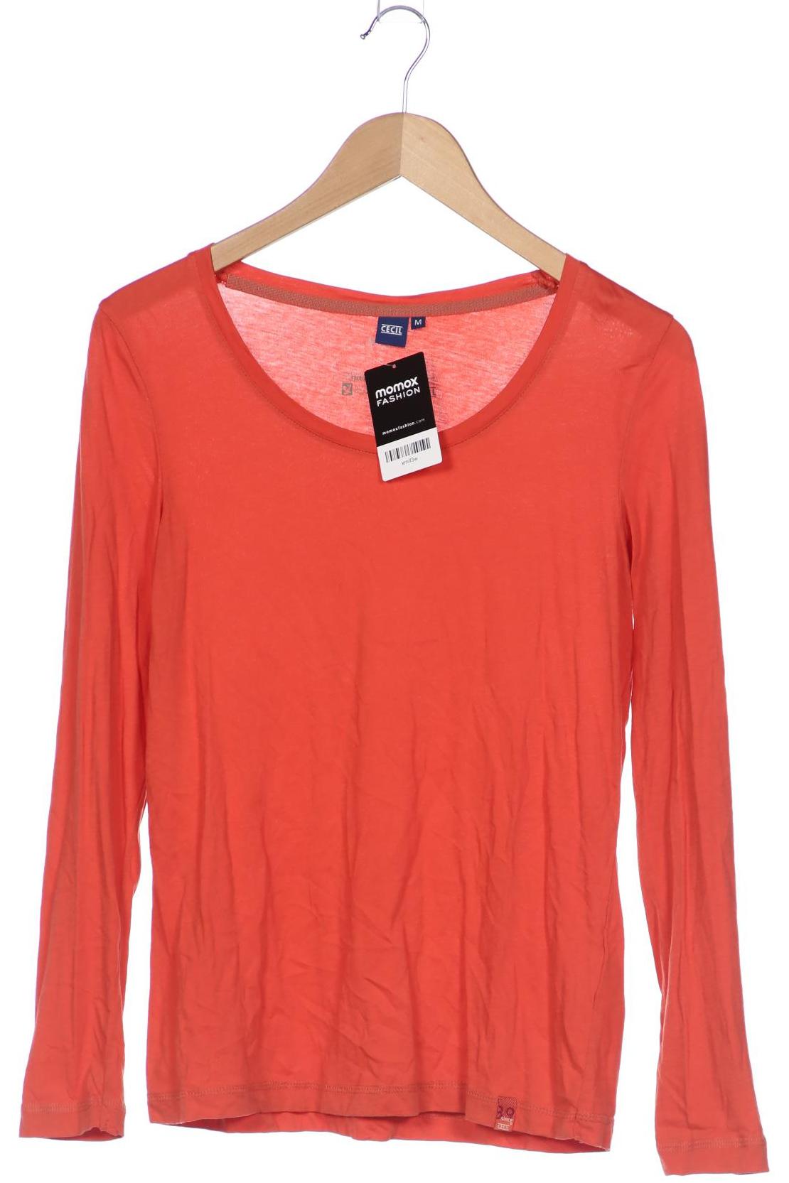 

Cecil Damen Langarmshirt, orange, Gr. 38