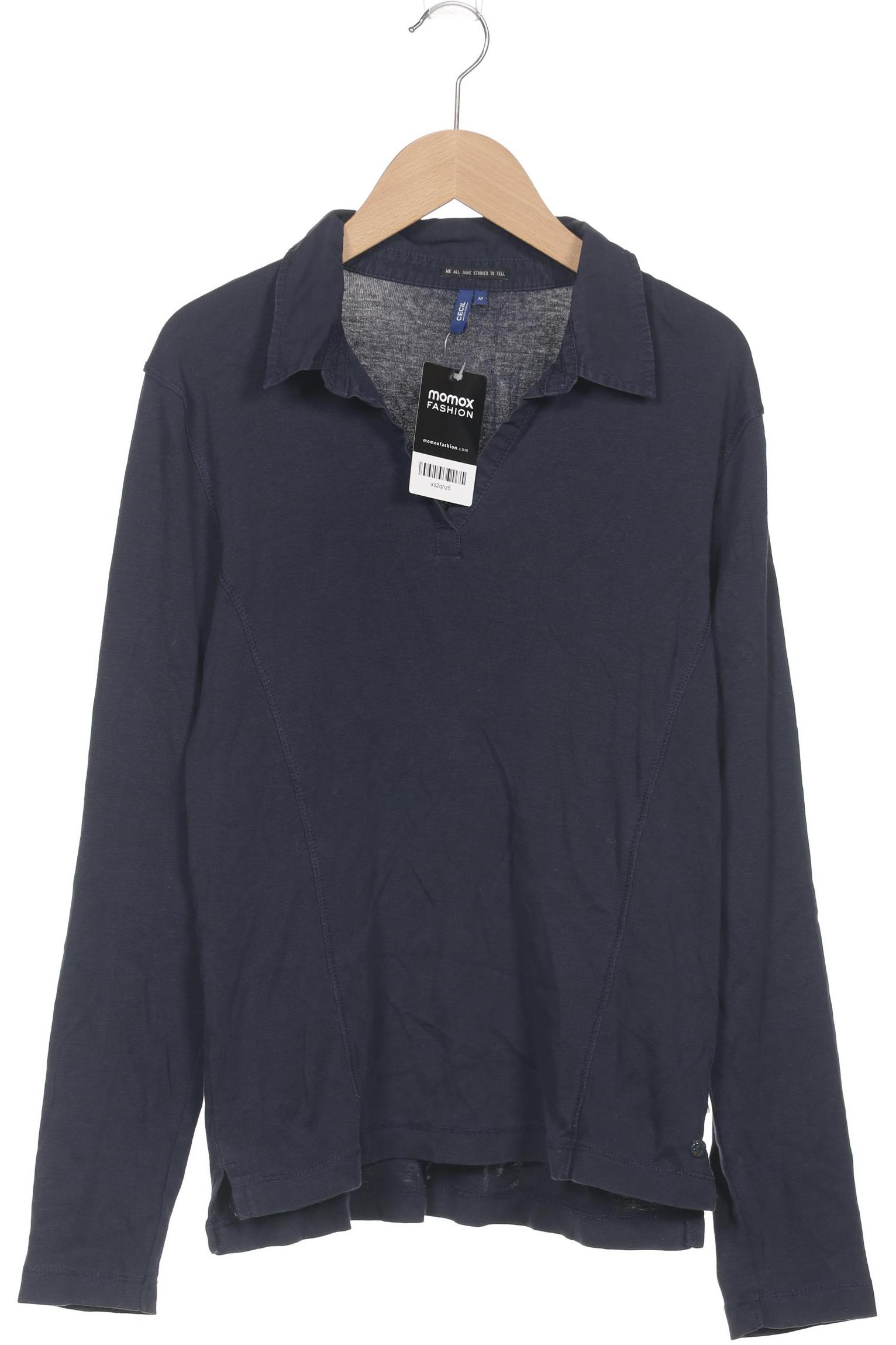 

Cecil Damen Langarmshirt, marineblau, Gr. 38