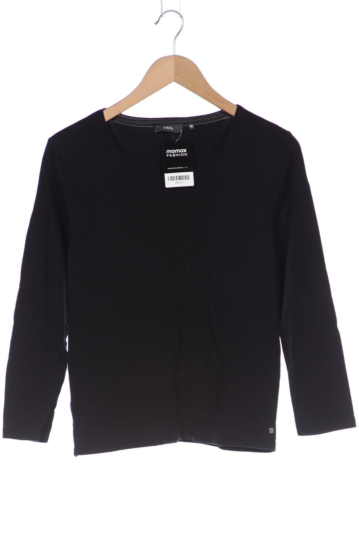 

Cecil Damen Langarmshirt, schwarz, Gr. 44