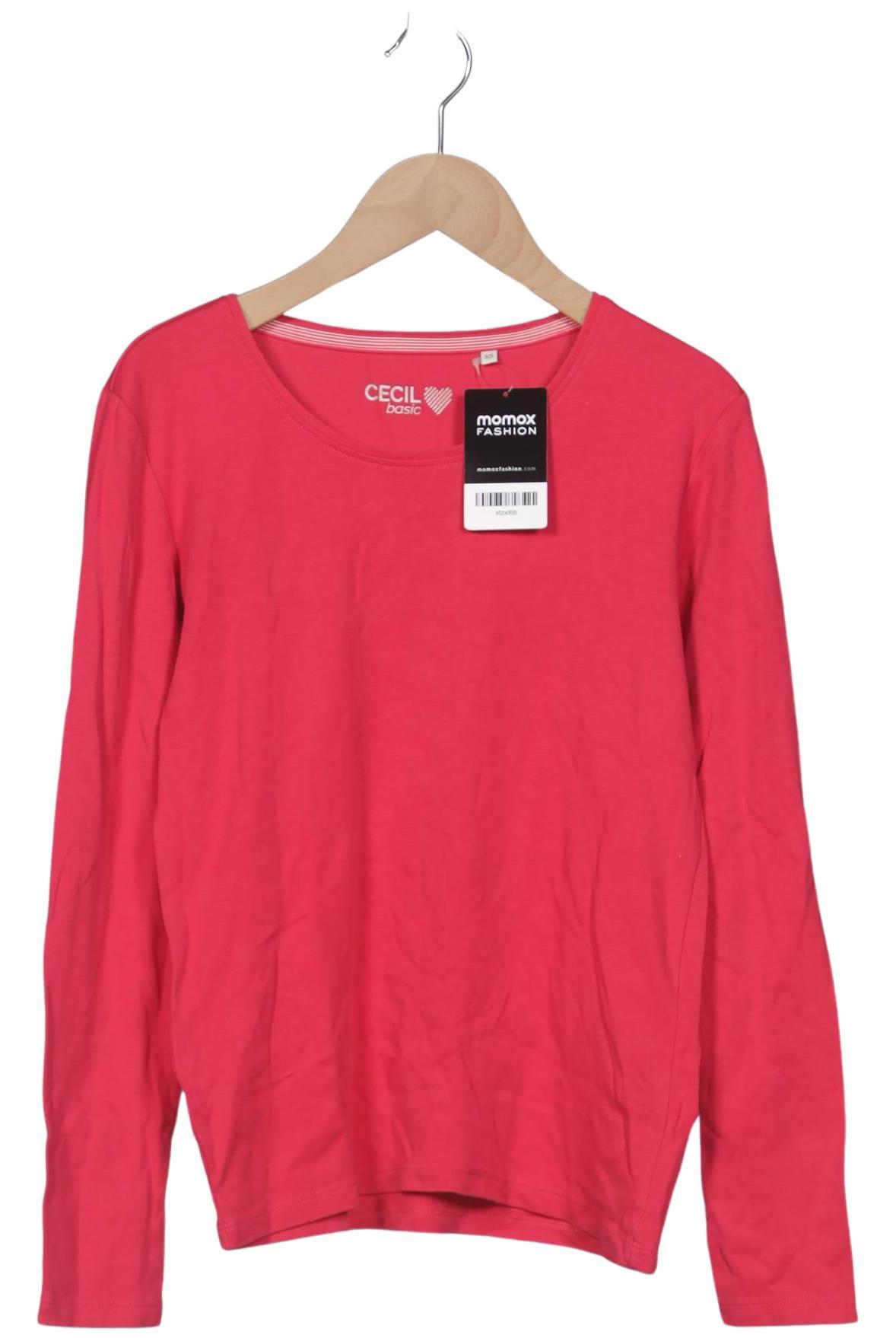 

Cecil Damen Langarmshirt, pink, Gr. 34
