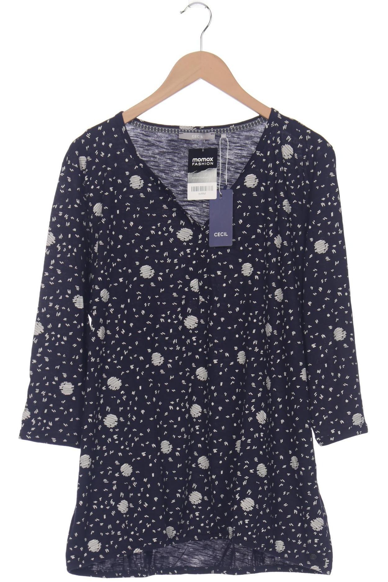 

Cecil Damen Langarmshirt, marineblau, Gr. 46