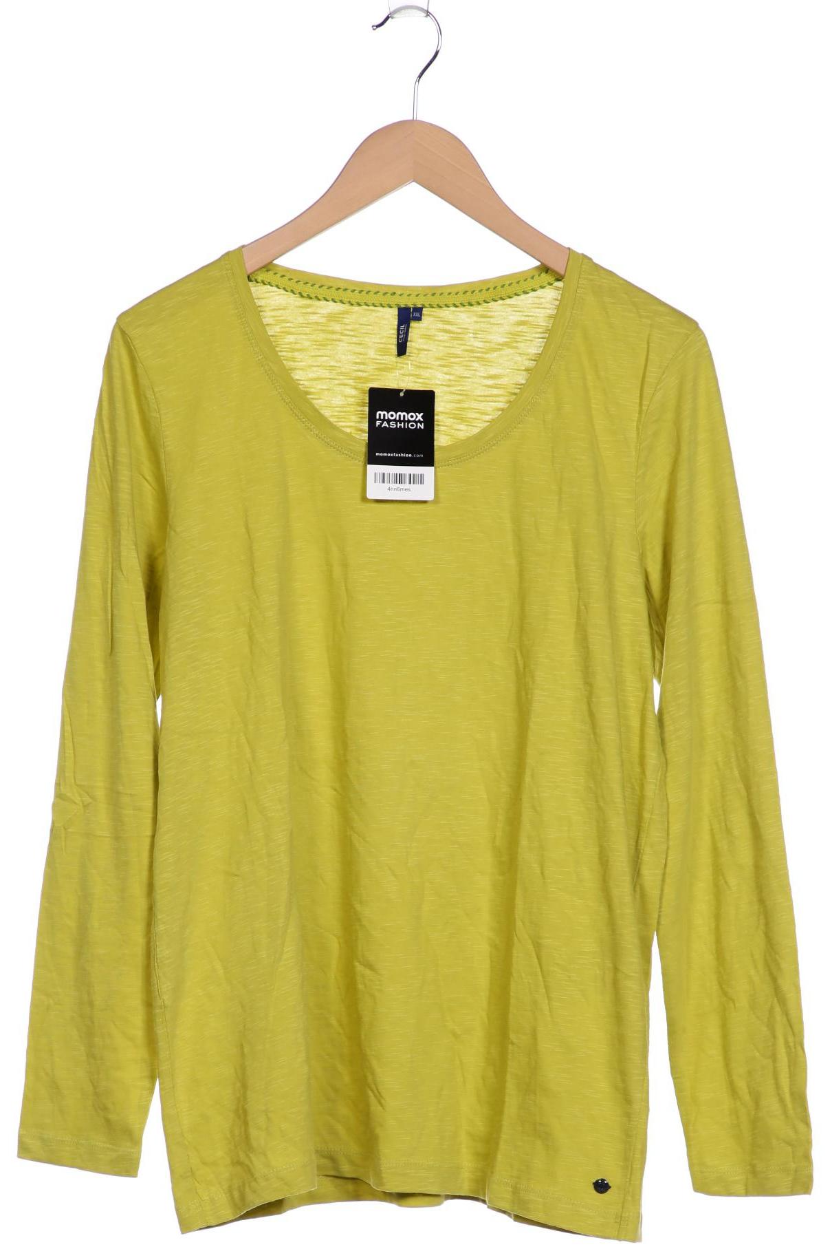 

Cecil Damen Langarmshirt, grün, Gr. 46