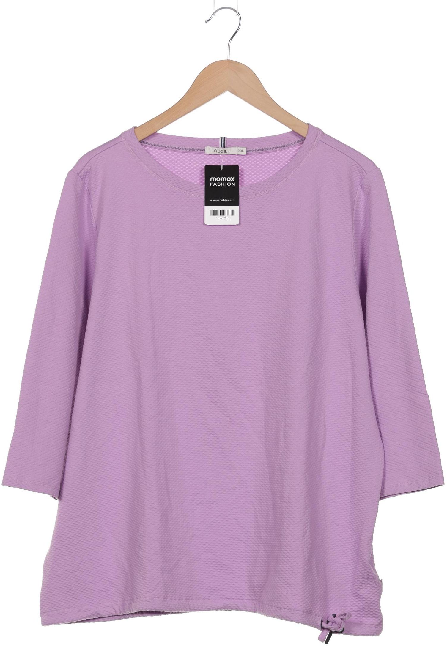 

Cecil Damen Langarmshirt, pink, Gr. 46
