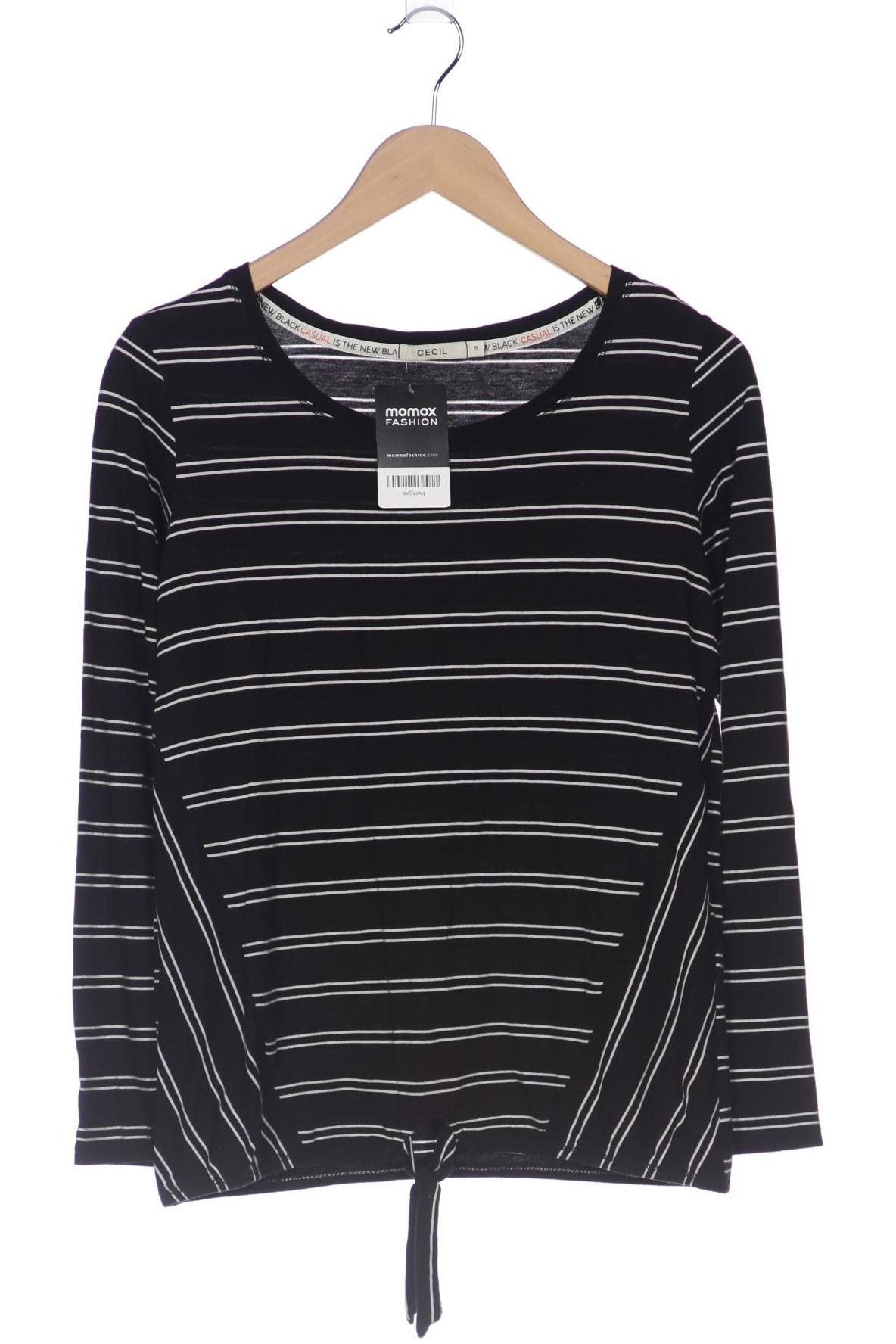 

Cecil Damen Langarmshirt, schwarz, Gr. 36