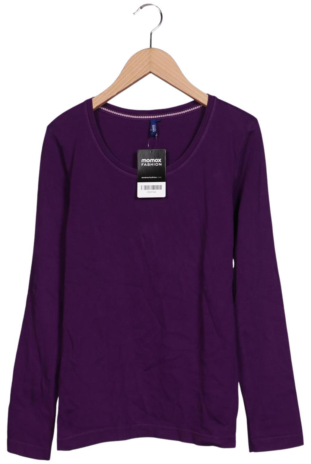 

Cecil Damen Langarmshirt, flieder, Gr. 38