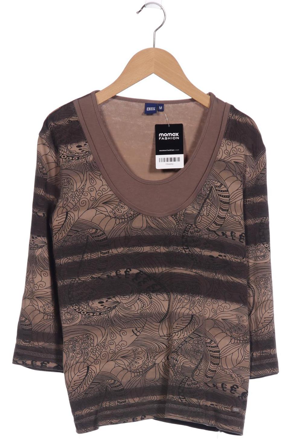 

Cecil Damen Langarmshirt, braun, Gr. 38