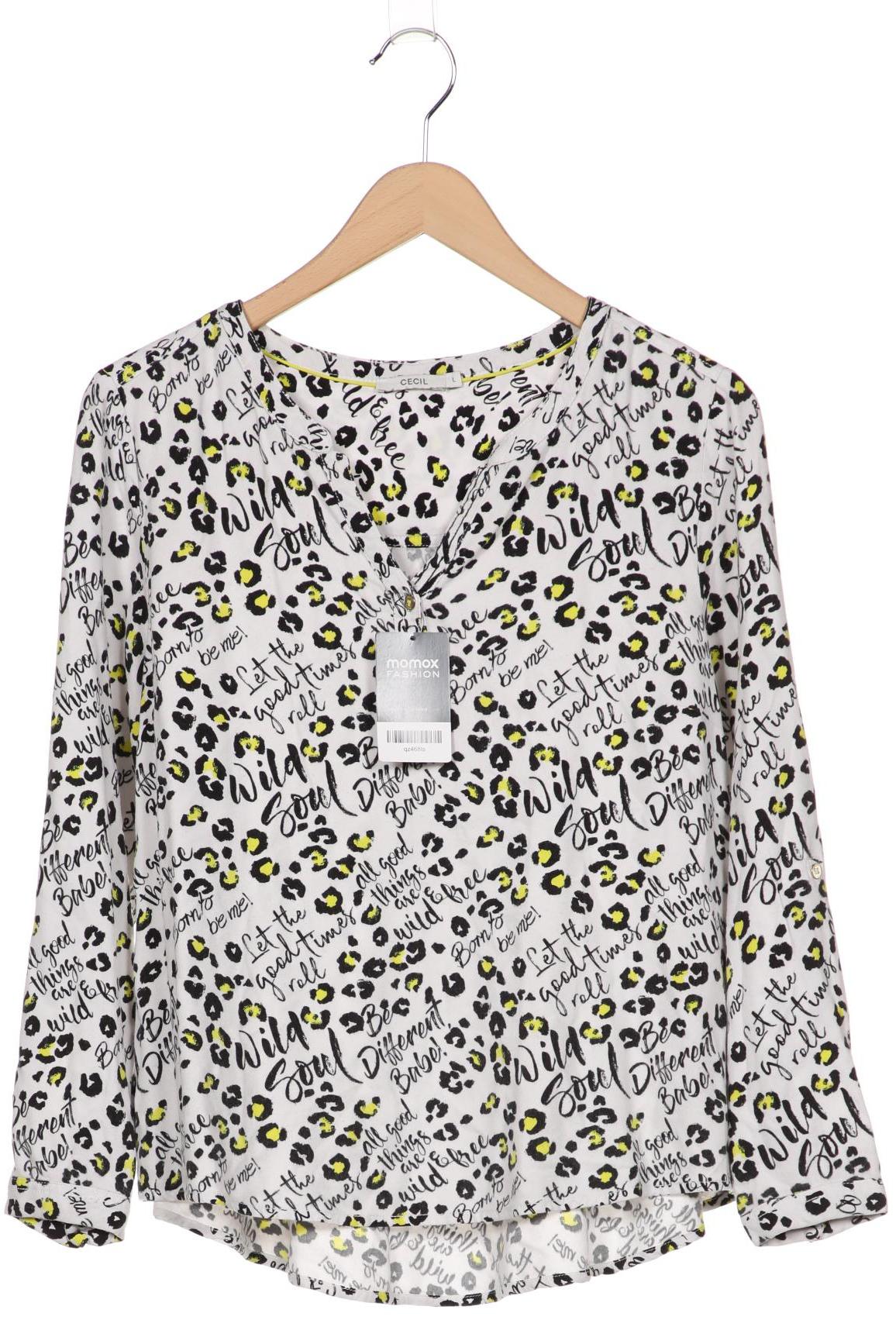 

CECIL Damen Langarmshirt, weiß