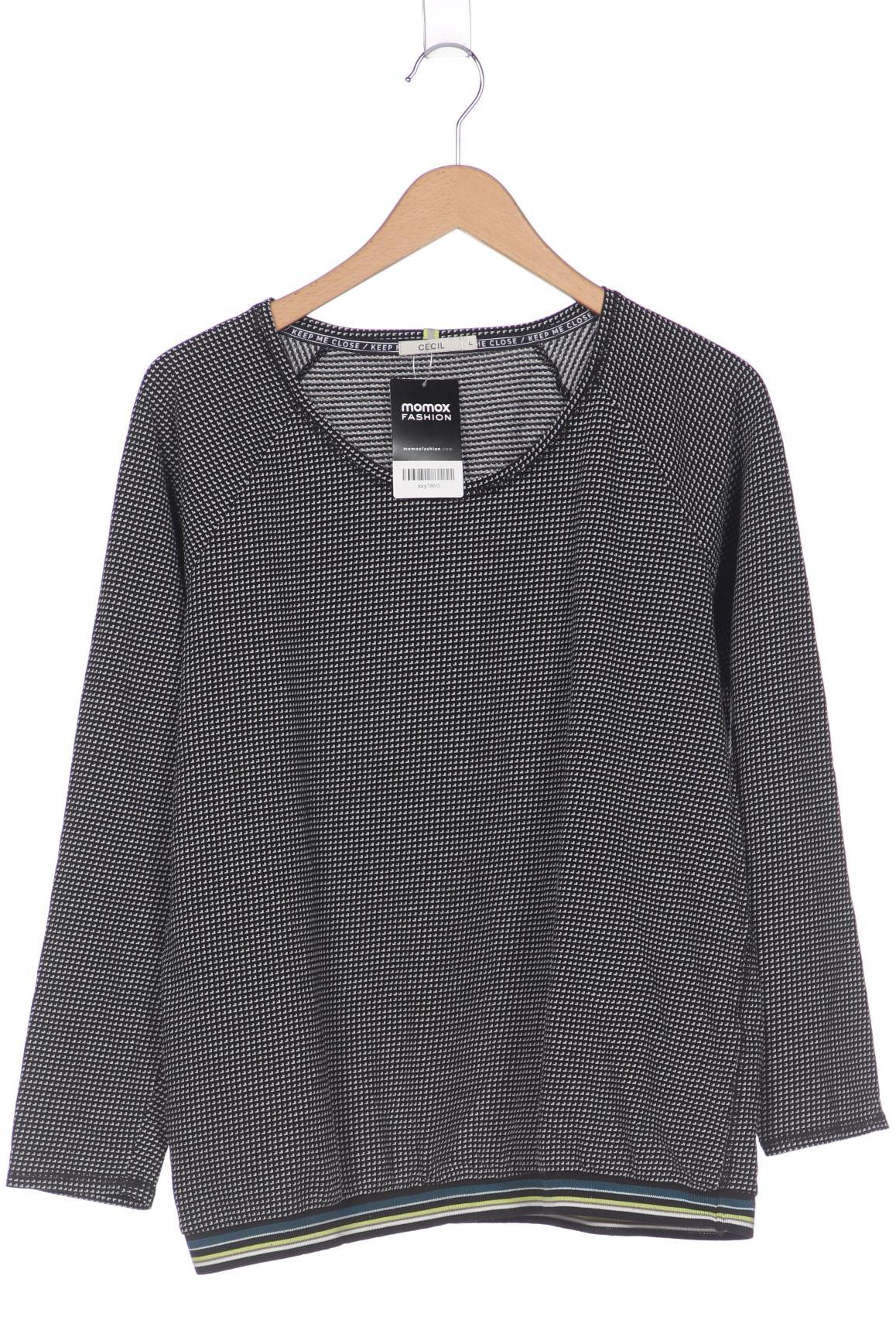 

Cecil Damen Langarmshirt, schwarz, Gr. 42