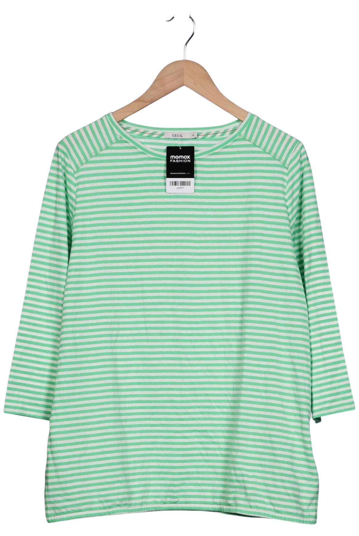

Cecil Damen Langarmshirt, grün, Gr. 44