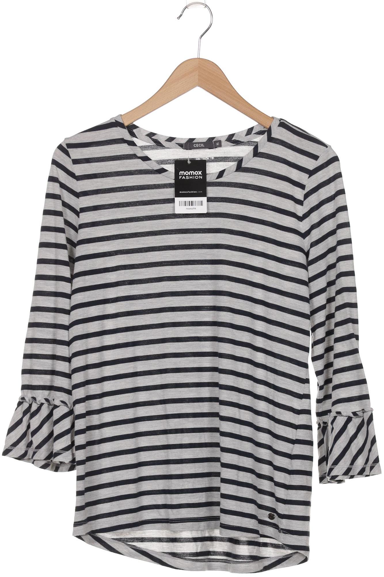 

Cecil Damen Langarmshirt, grau, Gr. 44