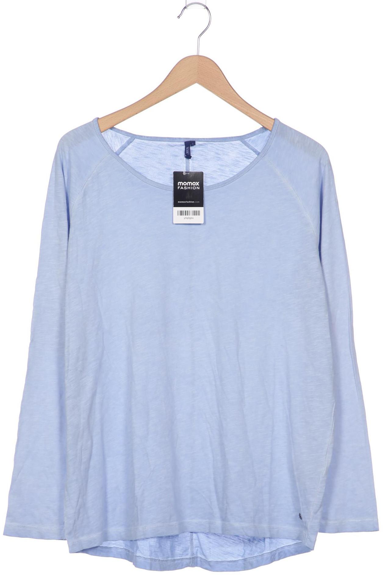 

Cecil Damen Langarmshirt, hellblau, Gr. 42
