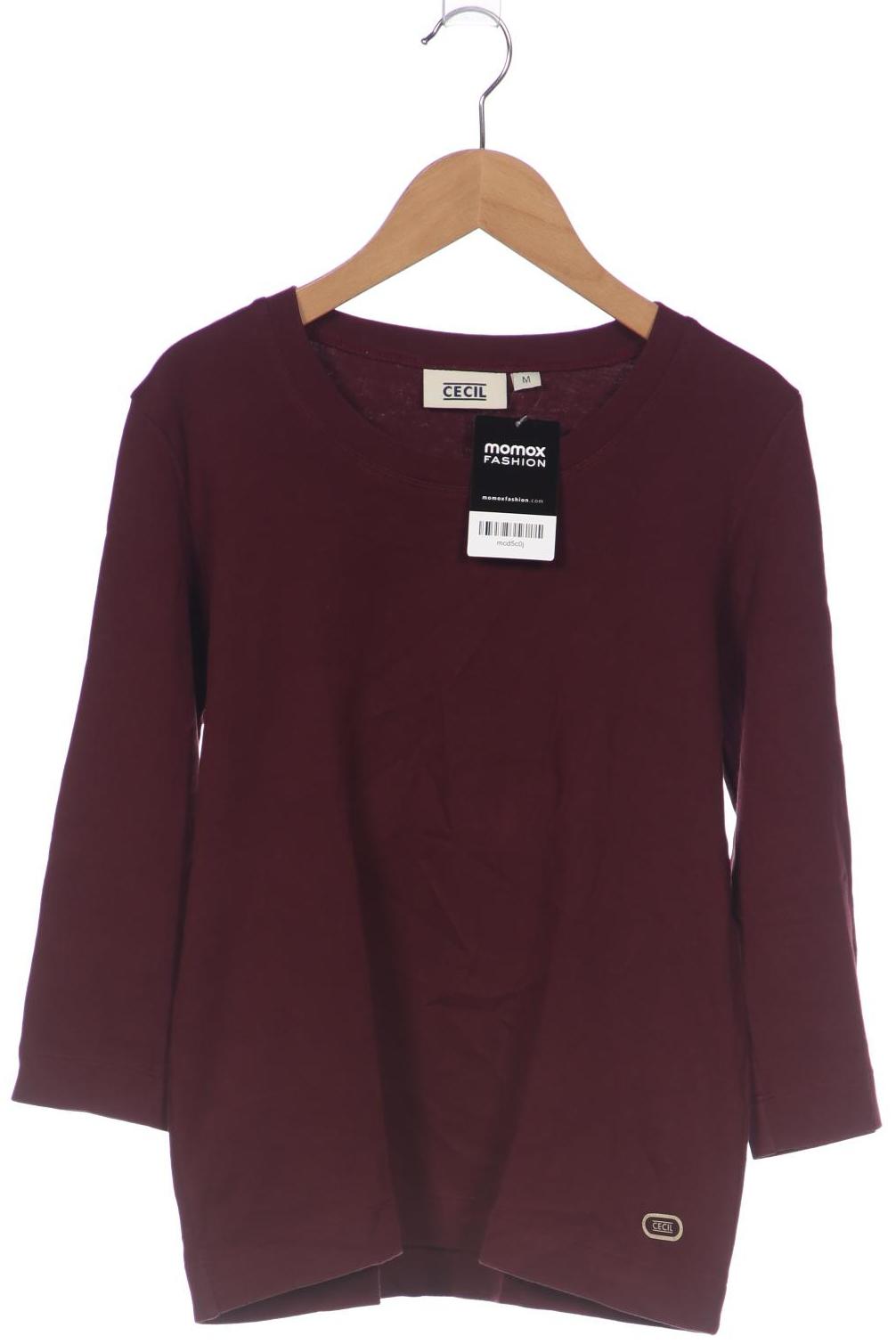 

Cecil Damen Langarmshirt, bordeaux, Gr. 38