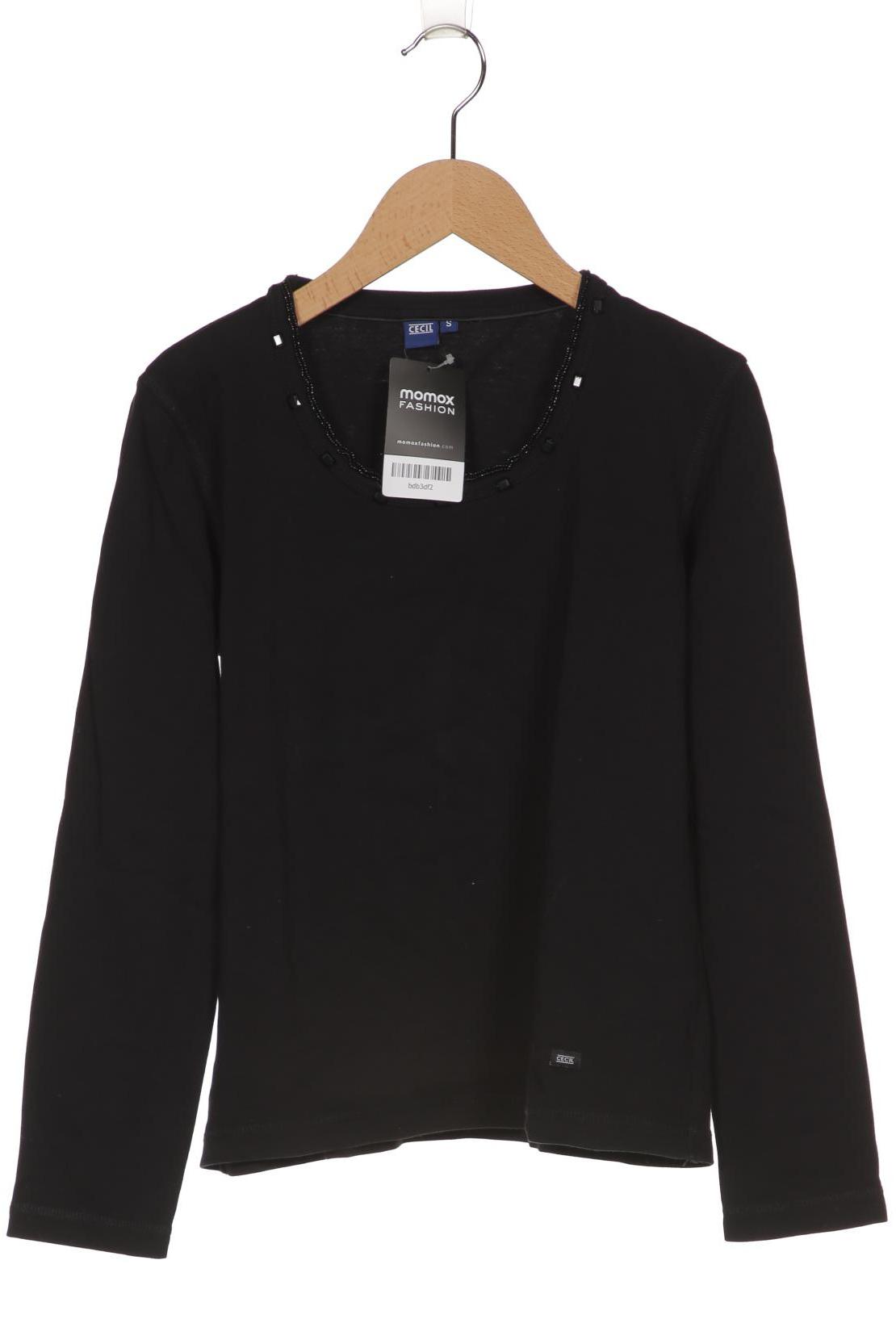 

CECIL Damen Langarmshirt, schwarz