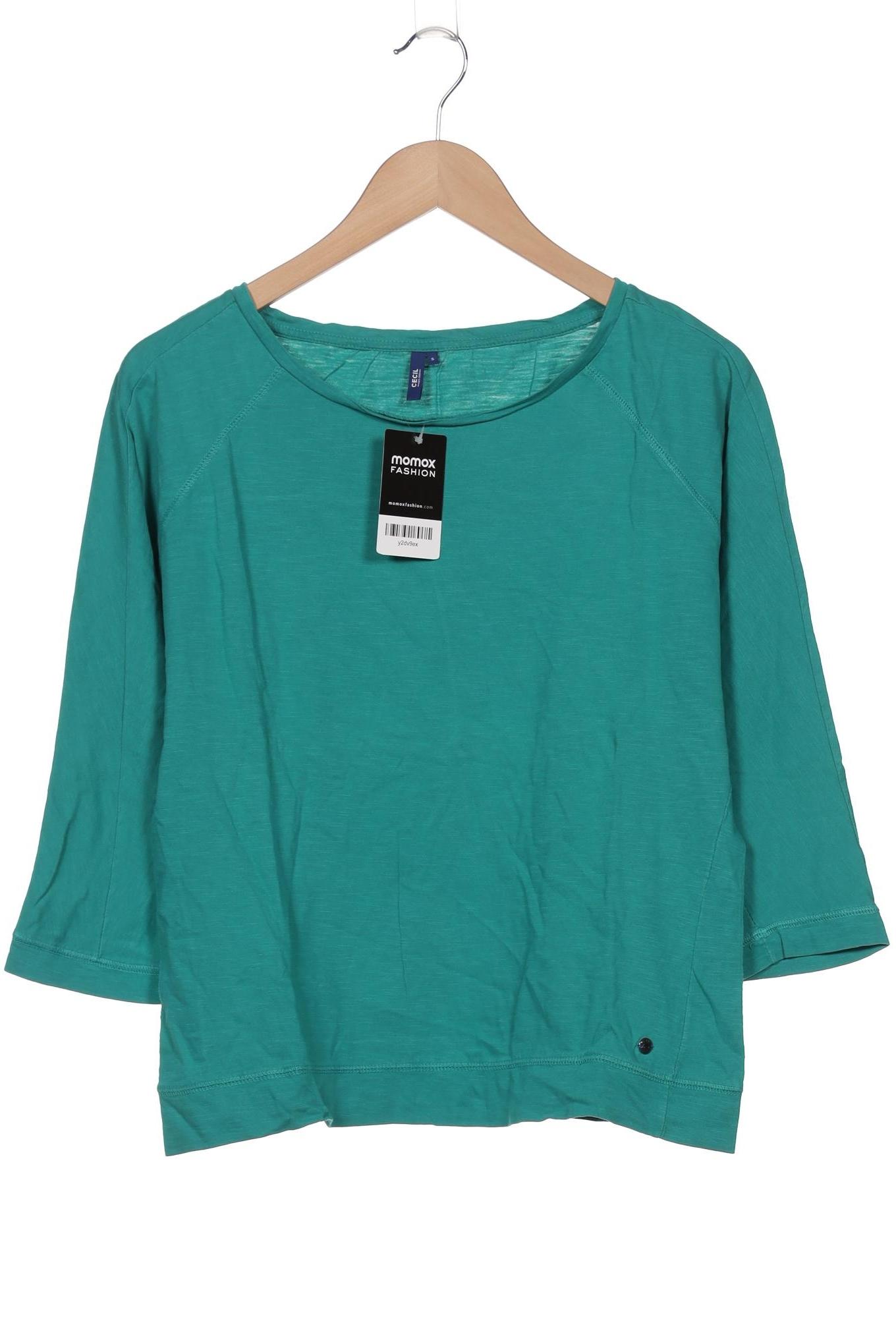 

Cecil Damen Langarmshirt, türkis, Gr. 36