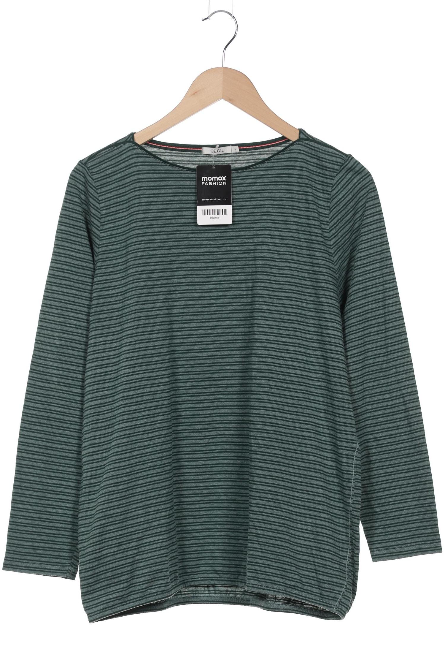 

Cecil Damen Langarmshirt, grün, Gr. 42