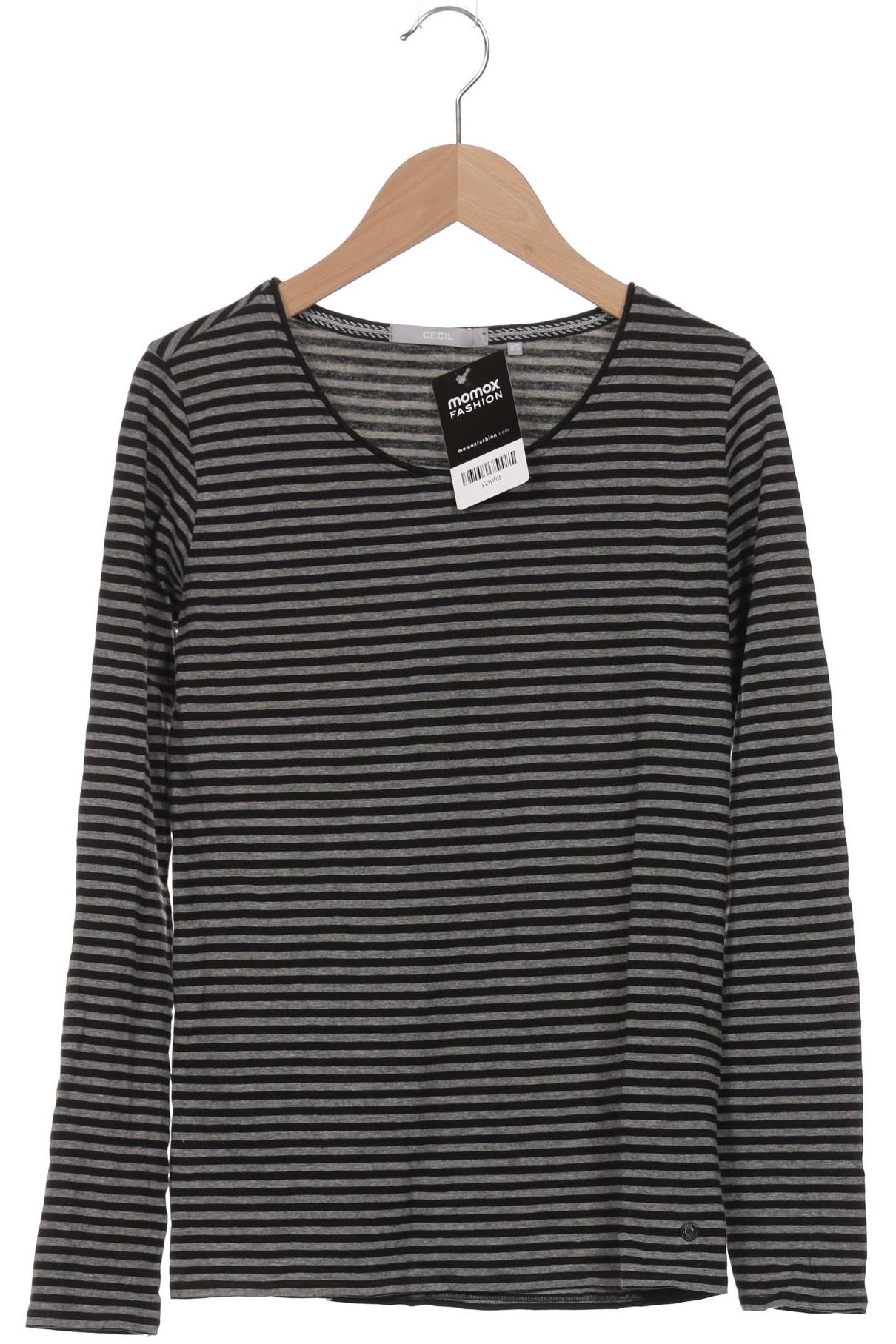 Thumbnail - Cecil Damen Langarmshirt, schwarz, Gr. 34