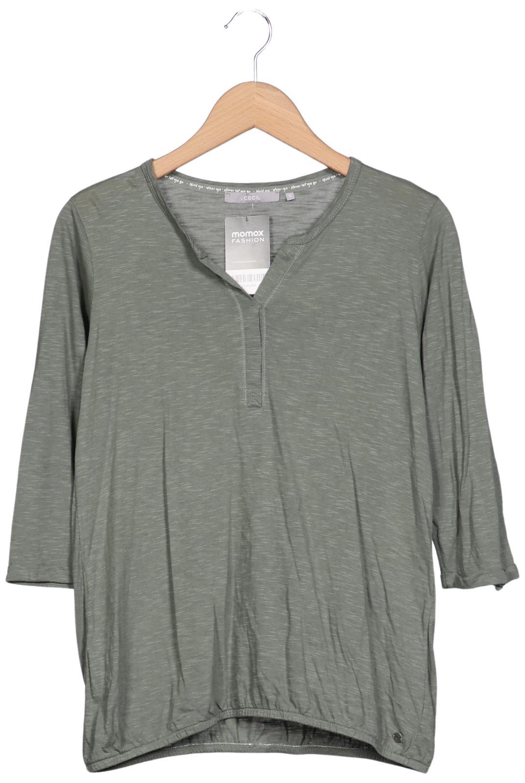 

Cecil Damen Langarmshirt, grün, Gr. 36