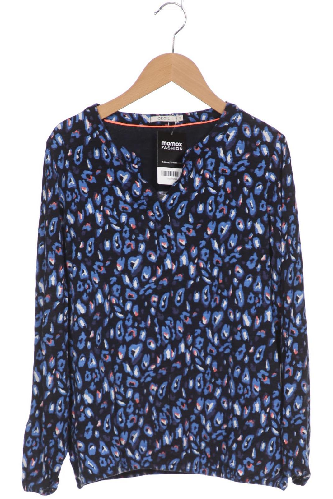 

Cecil Damen Langarmshirt, blau, Gr. 36