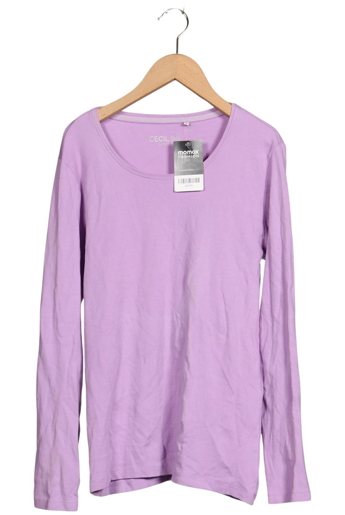 

Cecil Damen Langarmshirt, flieder, Gr. 42