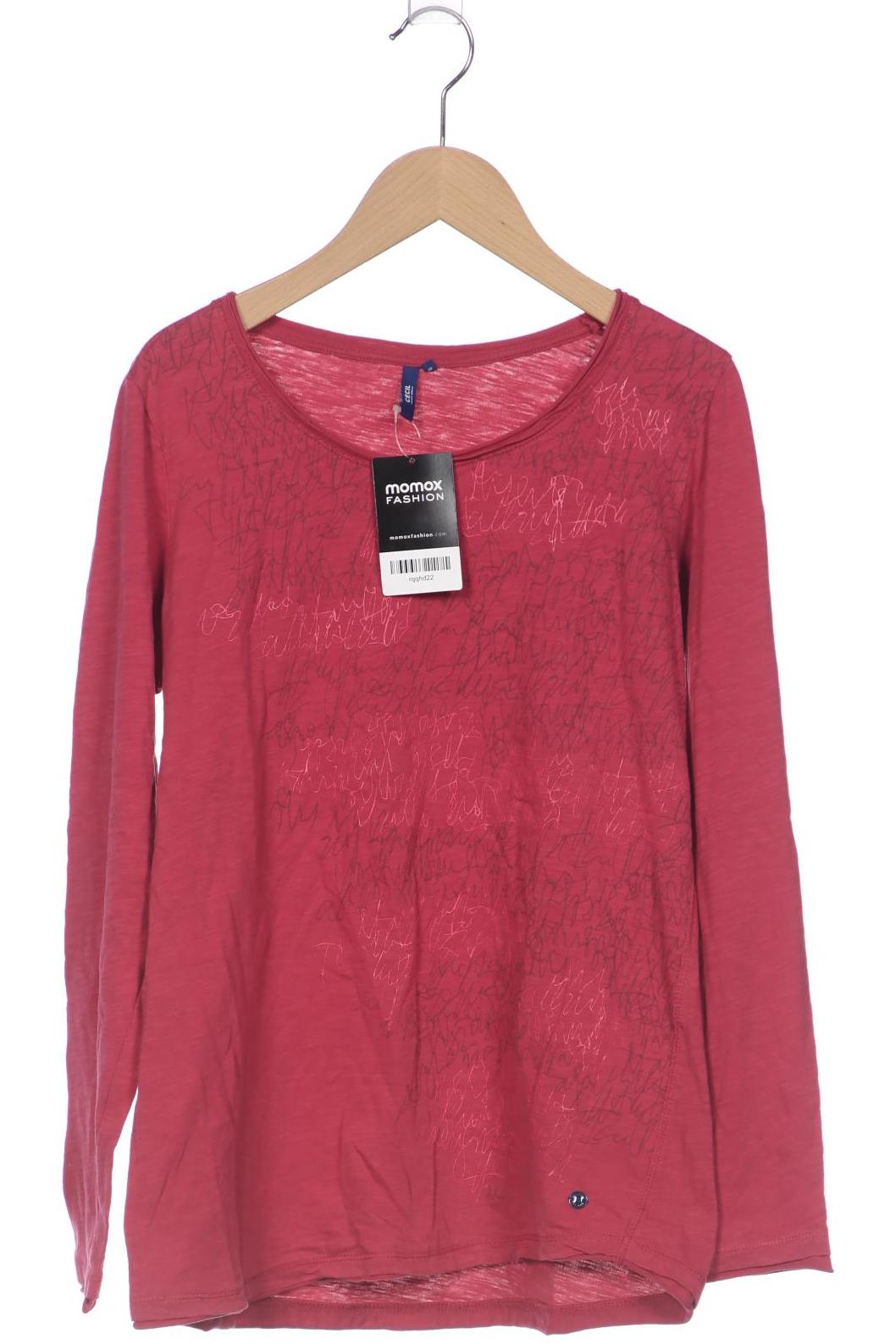 

Cecil Damen Langarmshirt, pink, Gr. 36