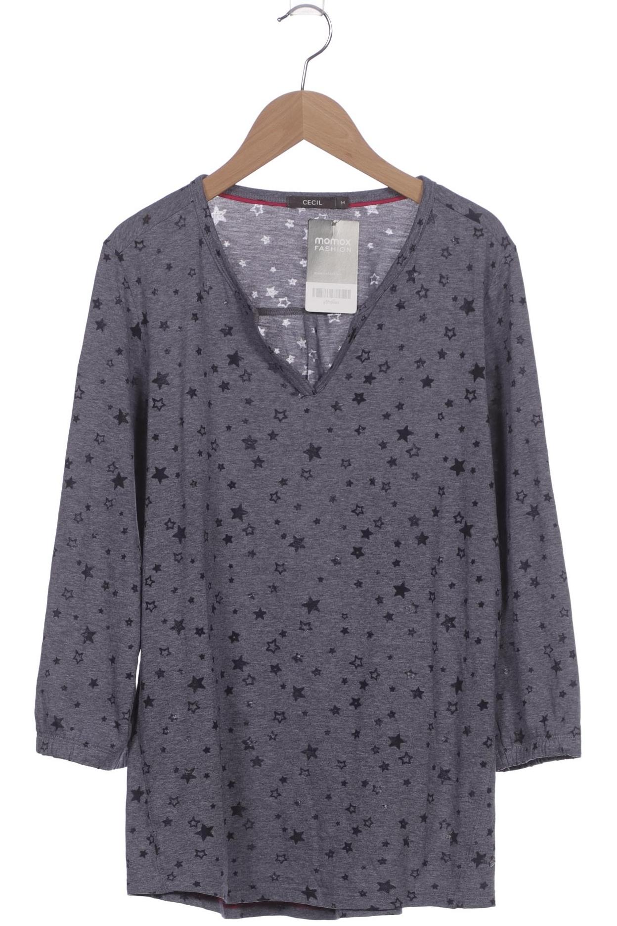 

Cecil Damen Langarmshirt, grau, Gr. 38