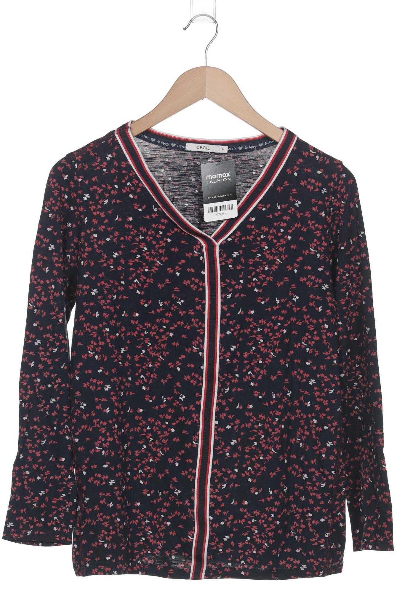 

Cecil Damen Langarmshirt, marineblau, Gr. 38