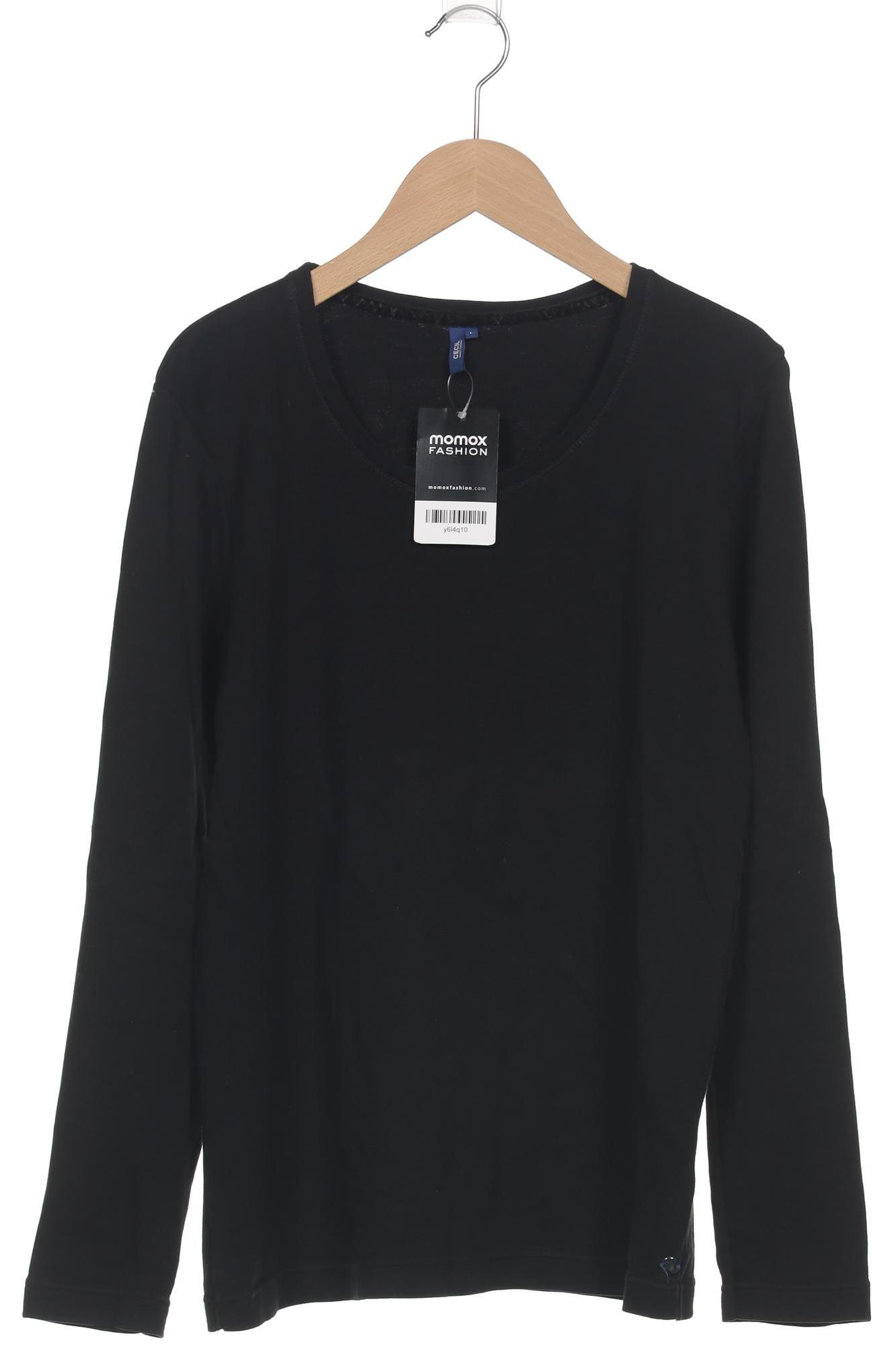 

Cecil Damen Langarmshirt, schwarz, Gr. 42