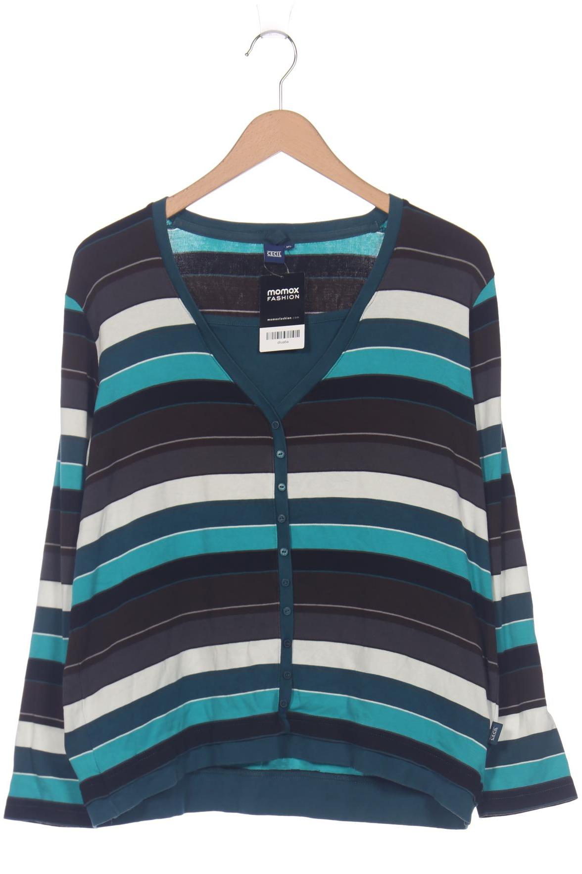 

Cecil Damen Langarmshirt, türkis, Gr. 44