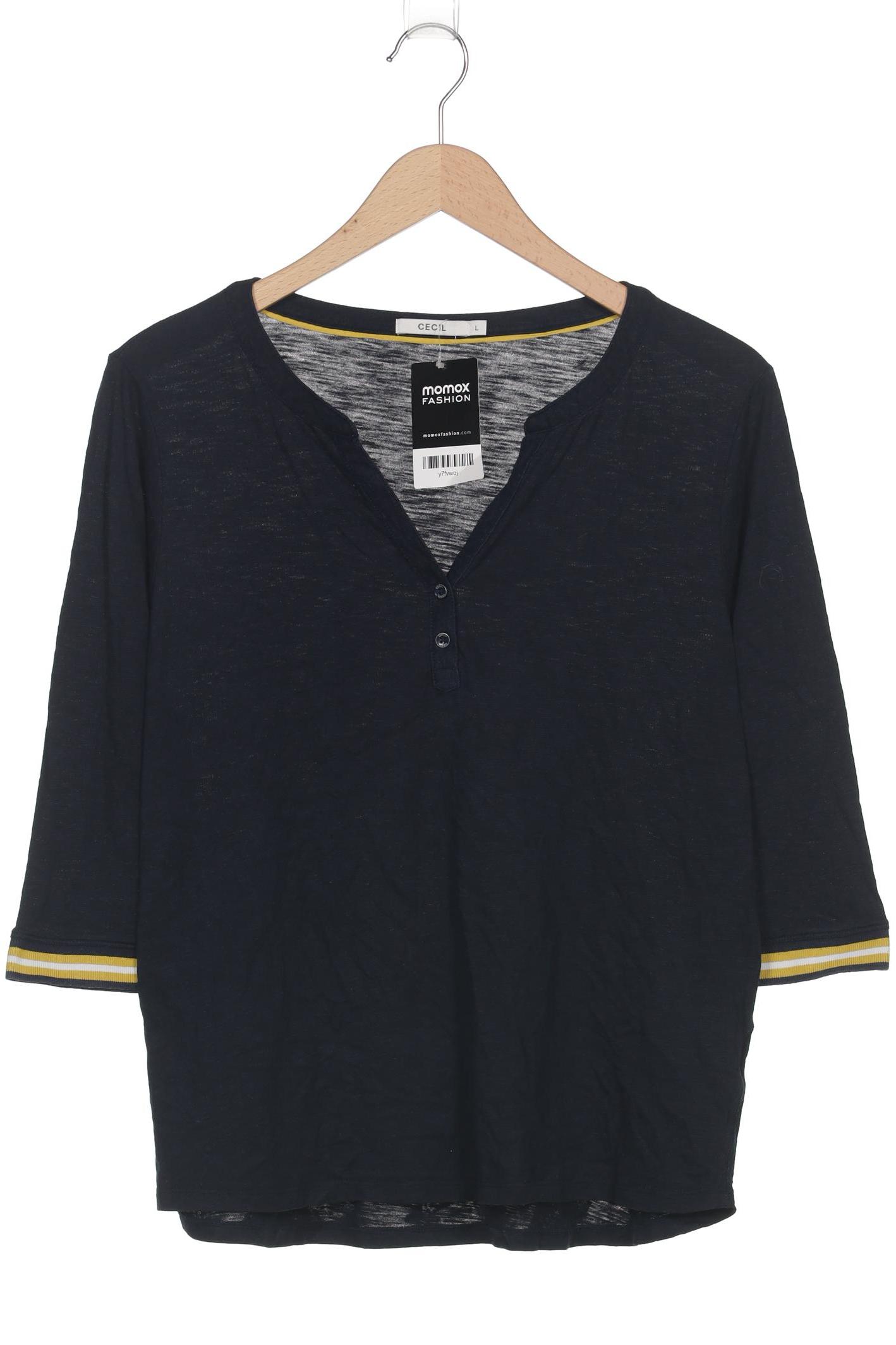 

Cecil Damen Langarmshirt, marineblau, Gr. 42