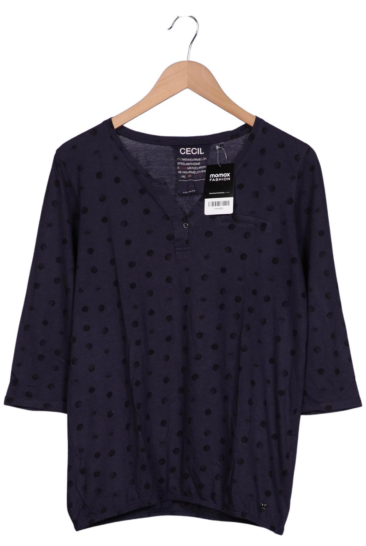 

Cecil Damen Langarmshirt, marineblau, Gr. 38
