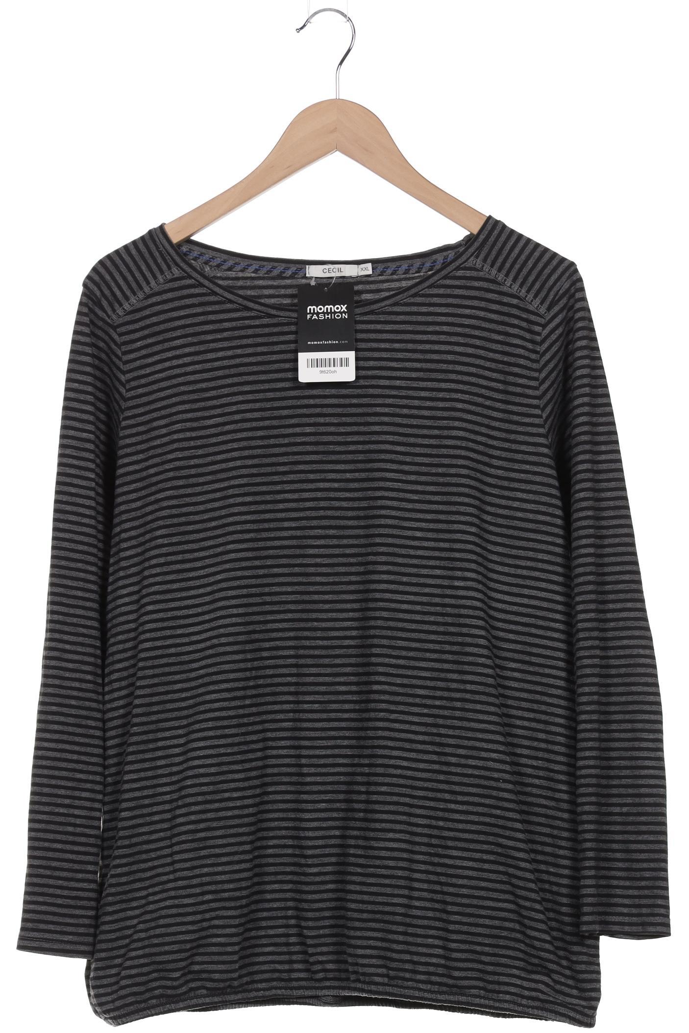 

Cecil Damen Langarmshirt, grau, Gr. 46