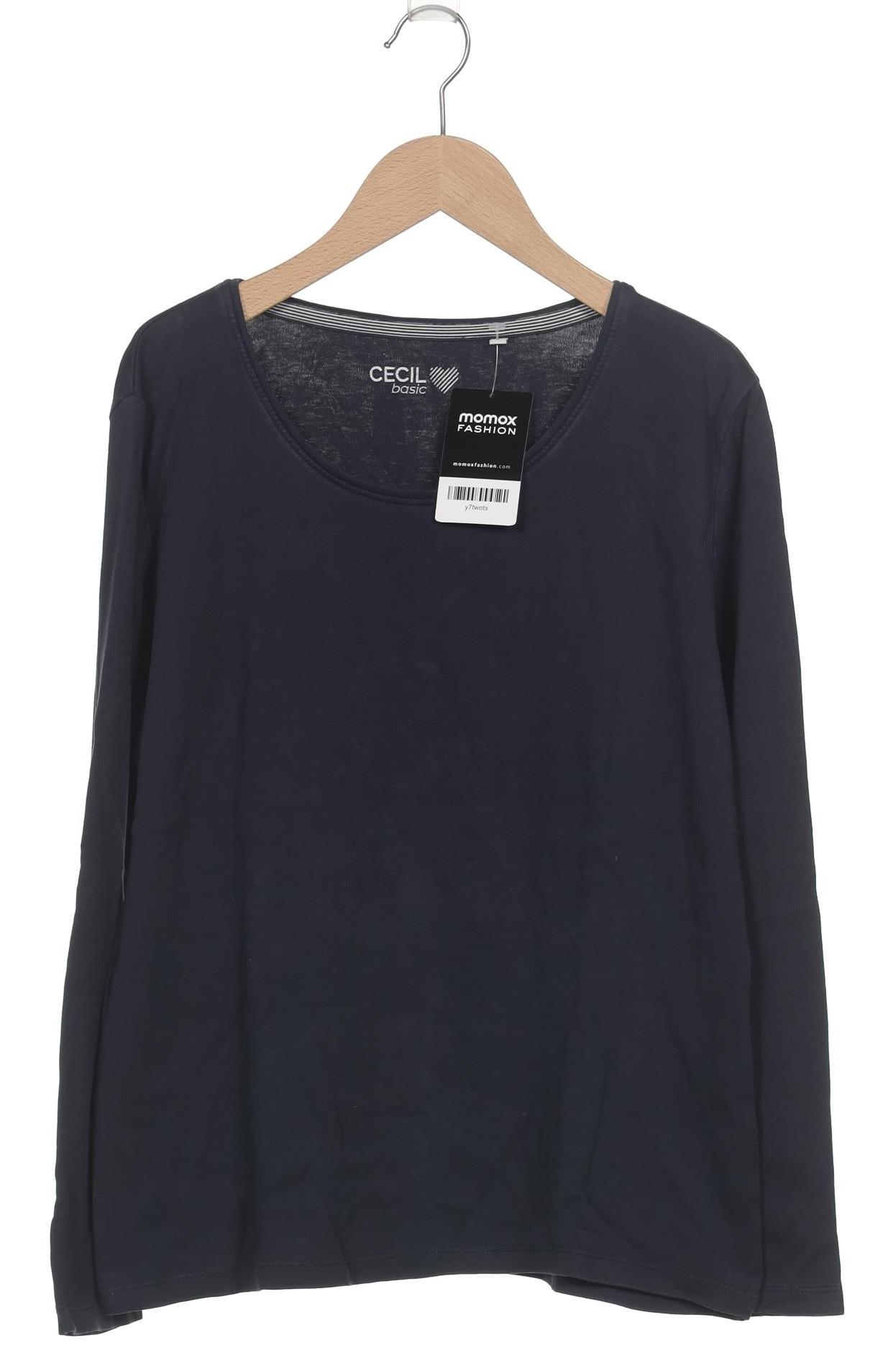 

Cecil Damen Langarmshirt, marineblau, Gr. 42