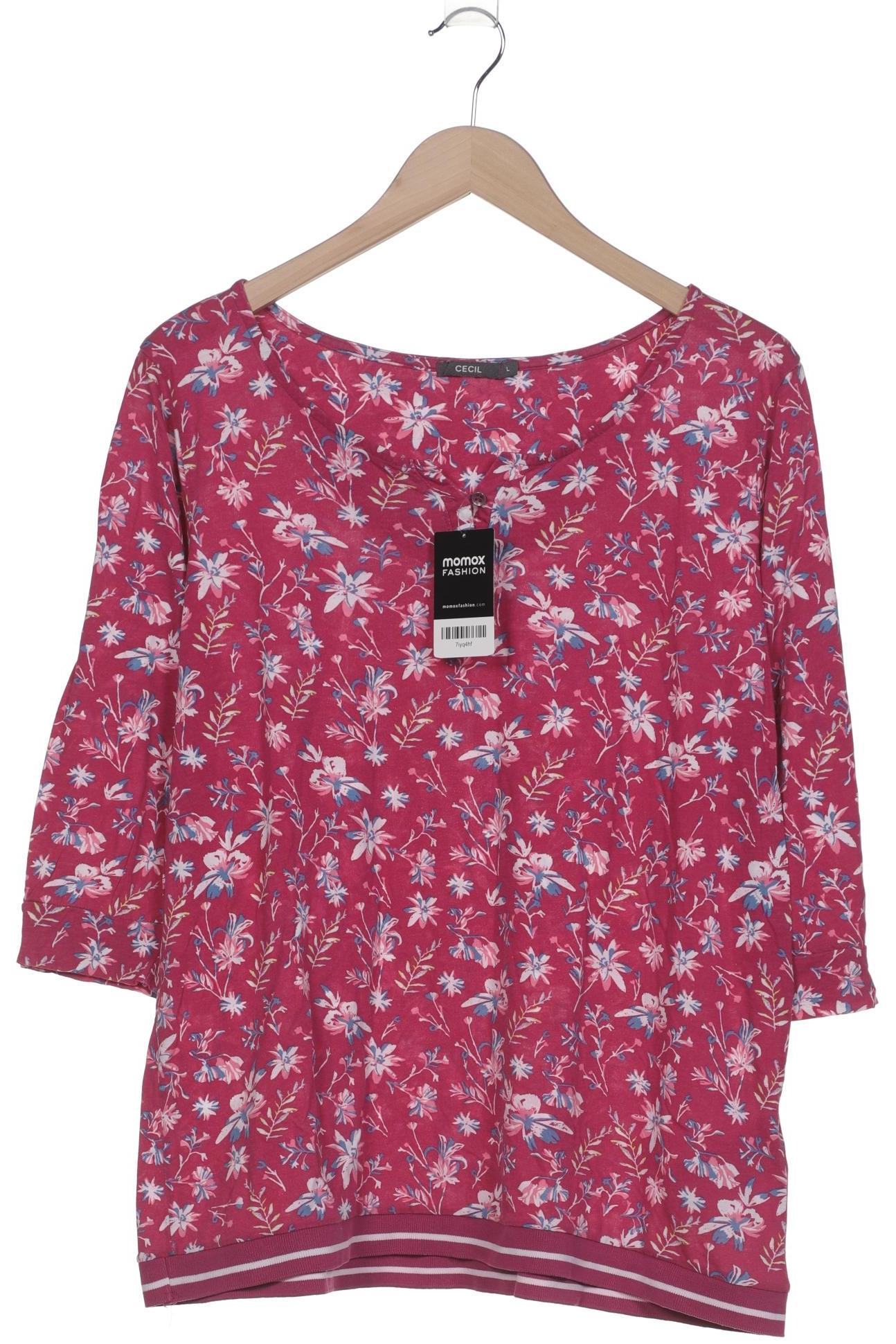 

Cecil Damen Langarmshirt, pink, Gr. 42