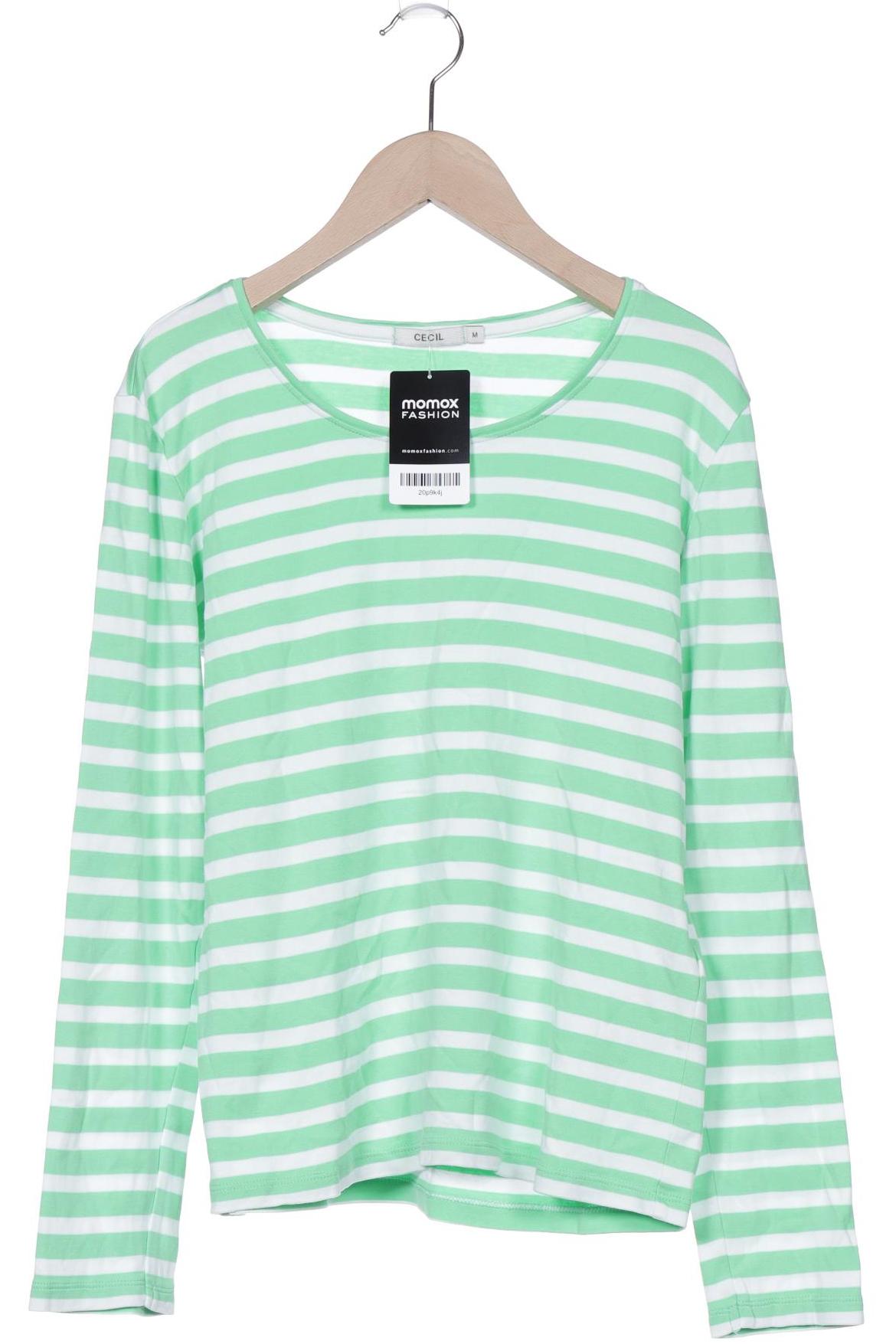 

Cecil Damen Langarmshirt, grün, Gr. 38