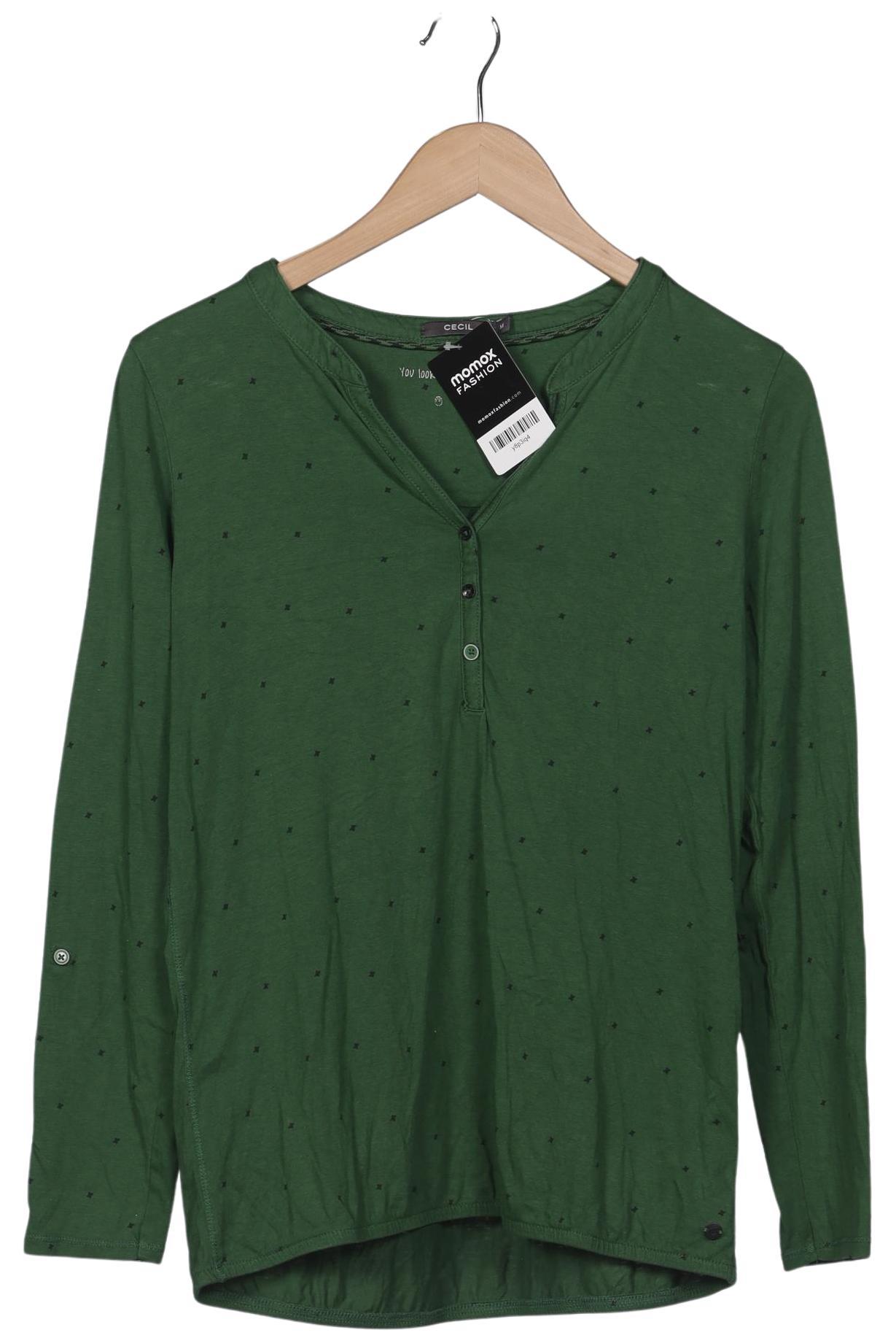 

Cecil Damen Langarmshirt, grün, Gr. 38