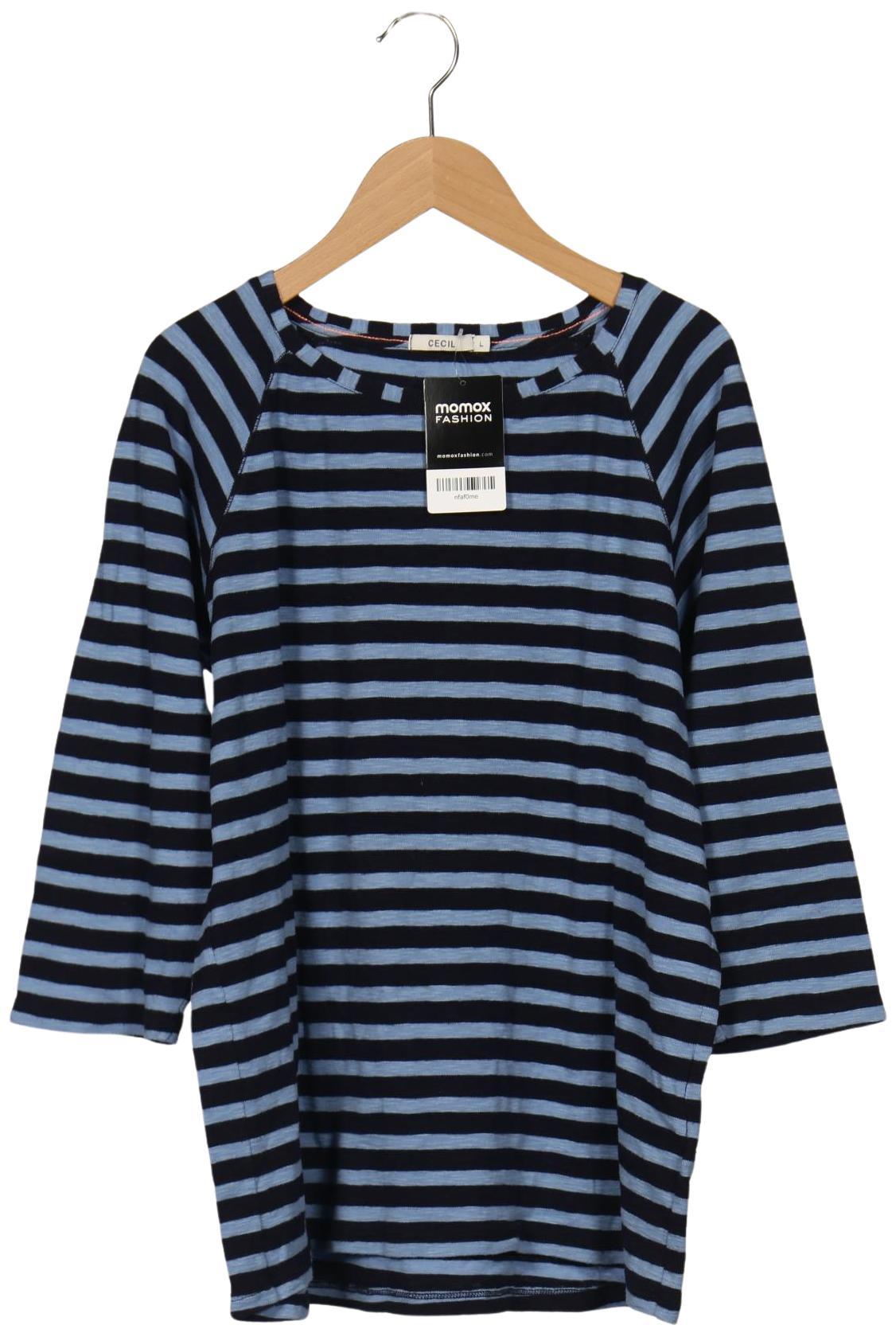 

Cecil Damen Langarmshirt, marineblau, Gr. 42