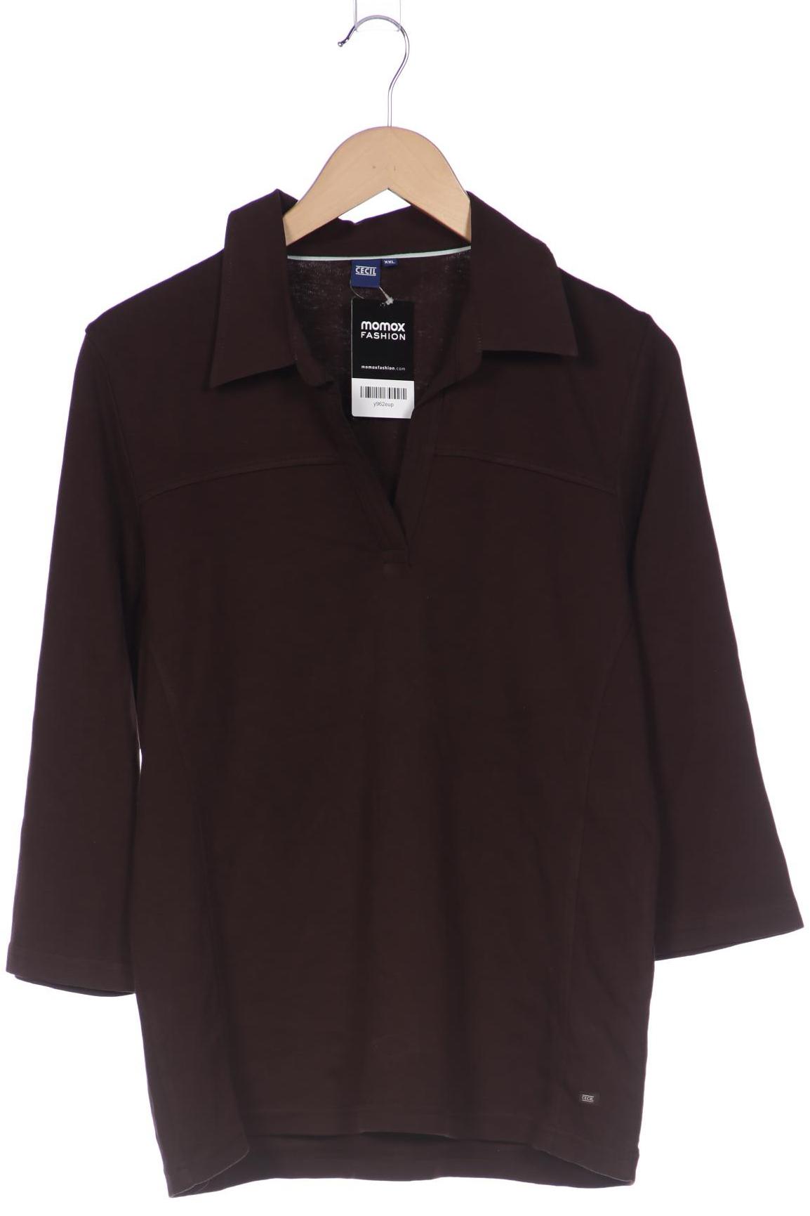 

Cecil Damen Langarmshirt, braun, Gr. 46