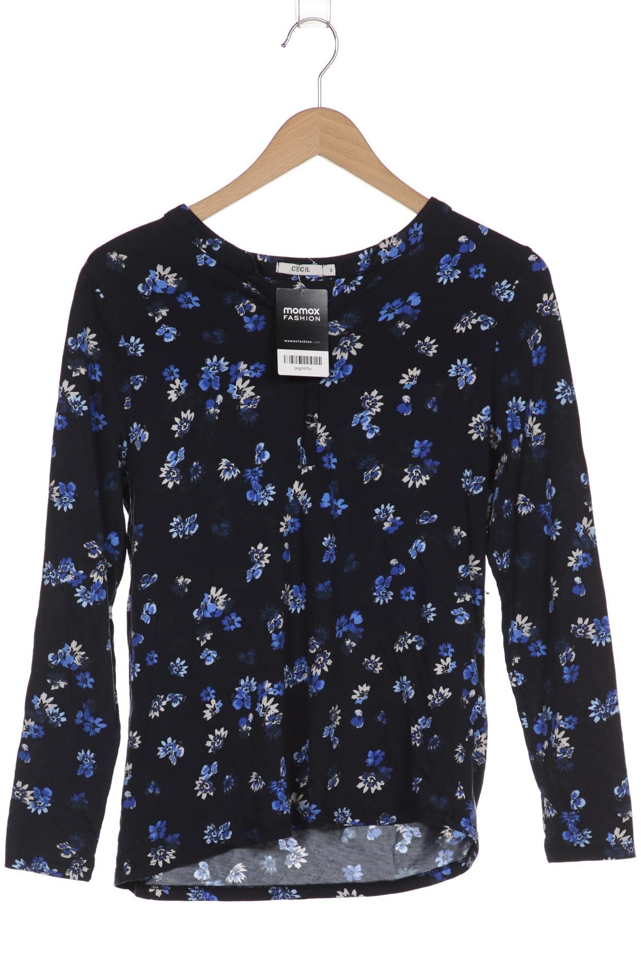 

Cecil Damen Langarmshirt, marineblau, Gr. 36