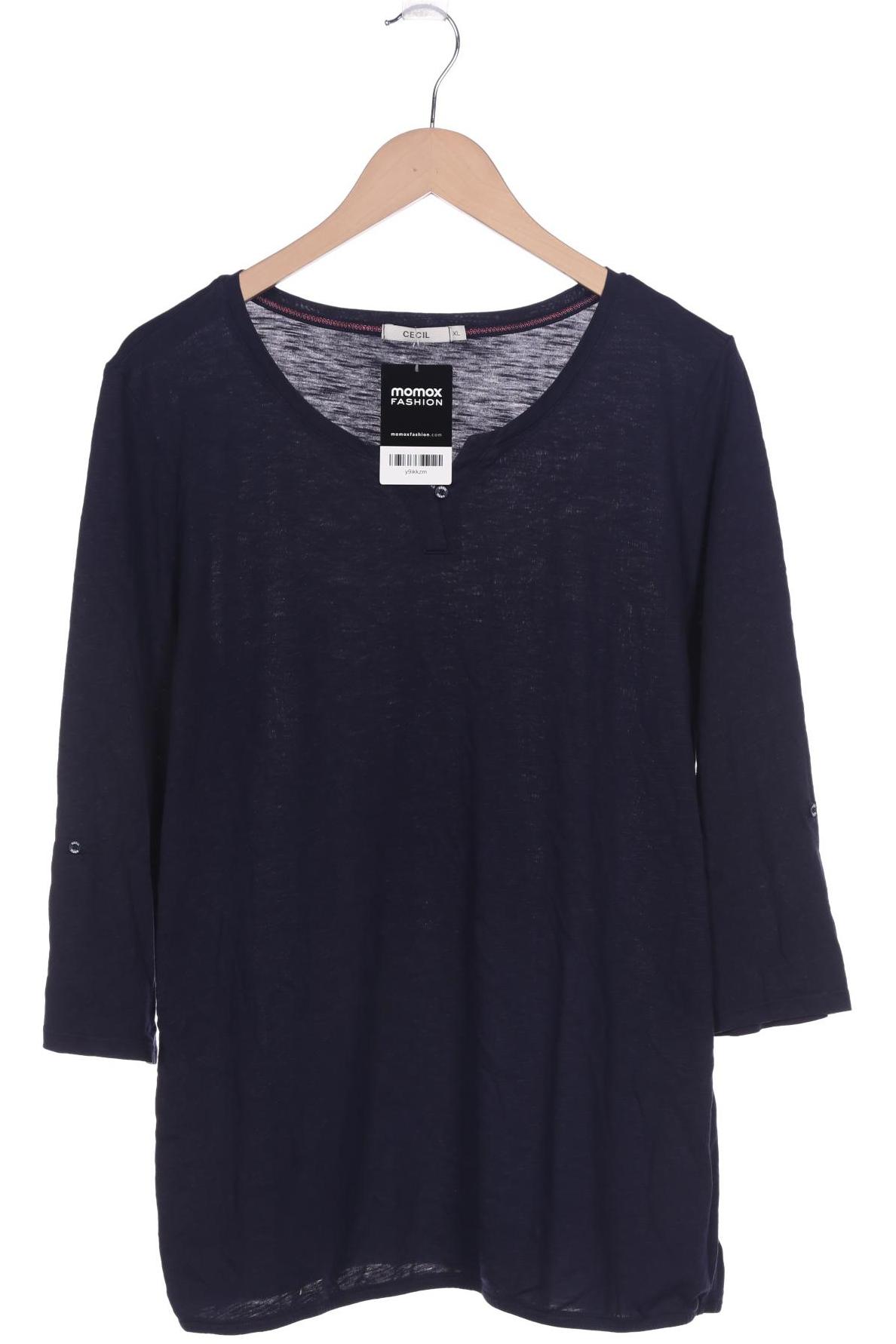 

Cecil Damen Langarmshirt, marineblau, Gr. 44