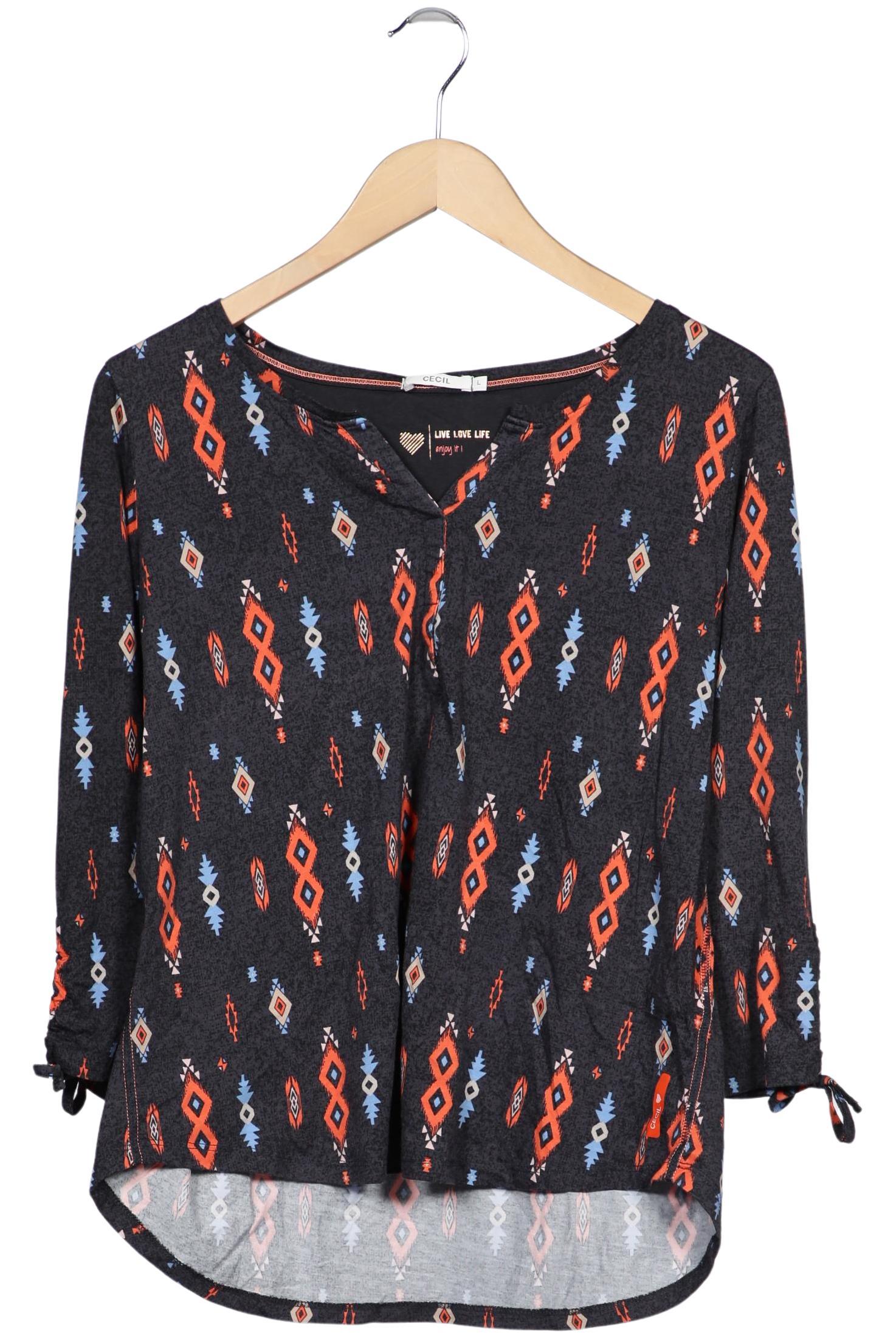 

Cecil Damen Langarmshirt, mehrfarbig, Gr. 42