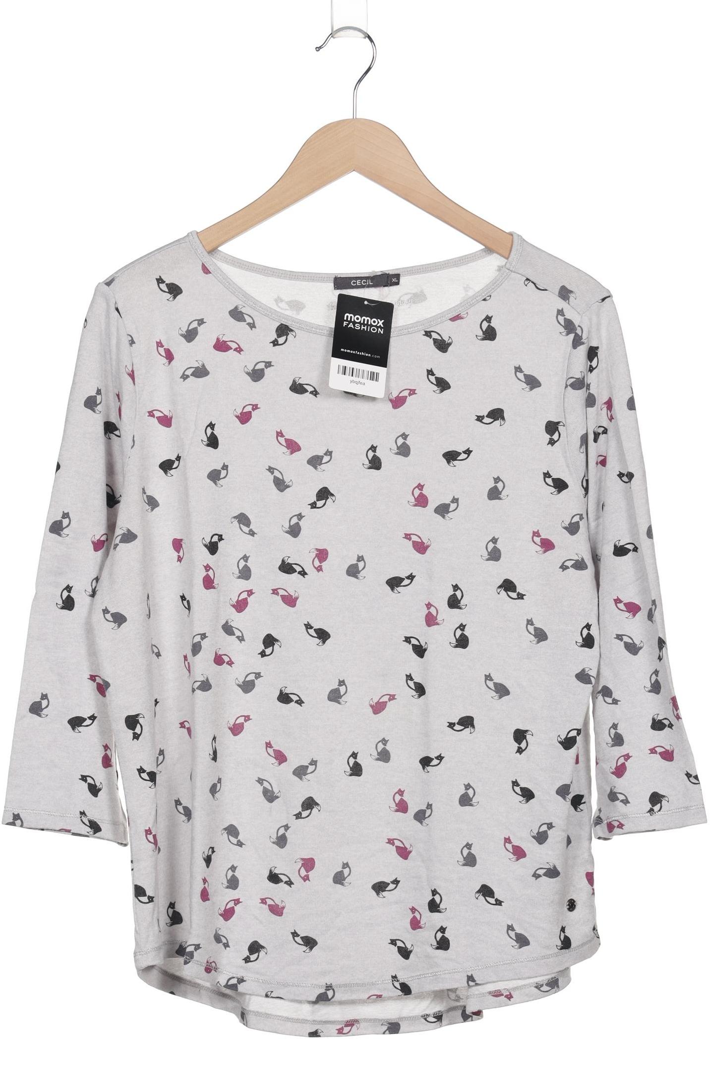 

Cecil Damen Langarmshirt, grau, Gr. 44