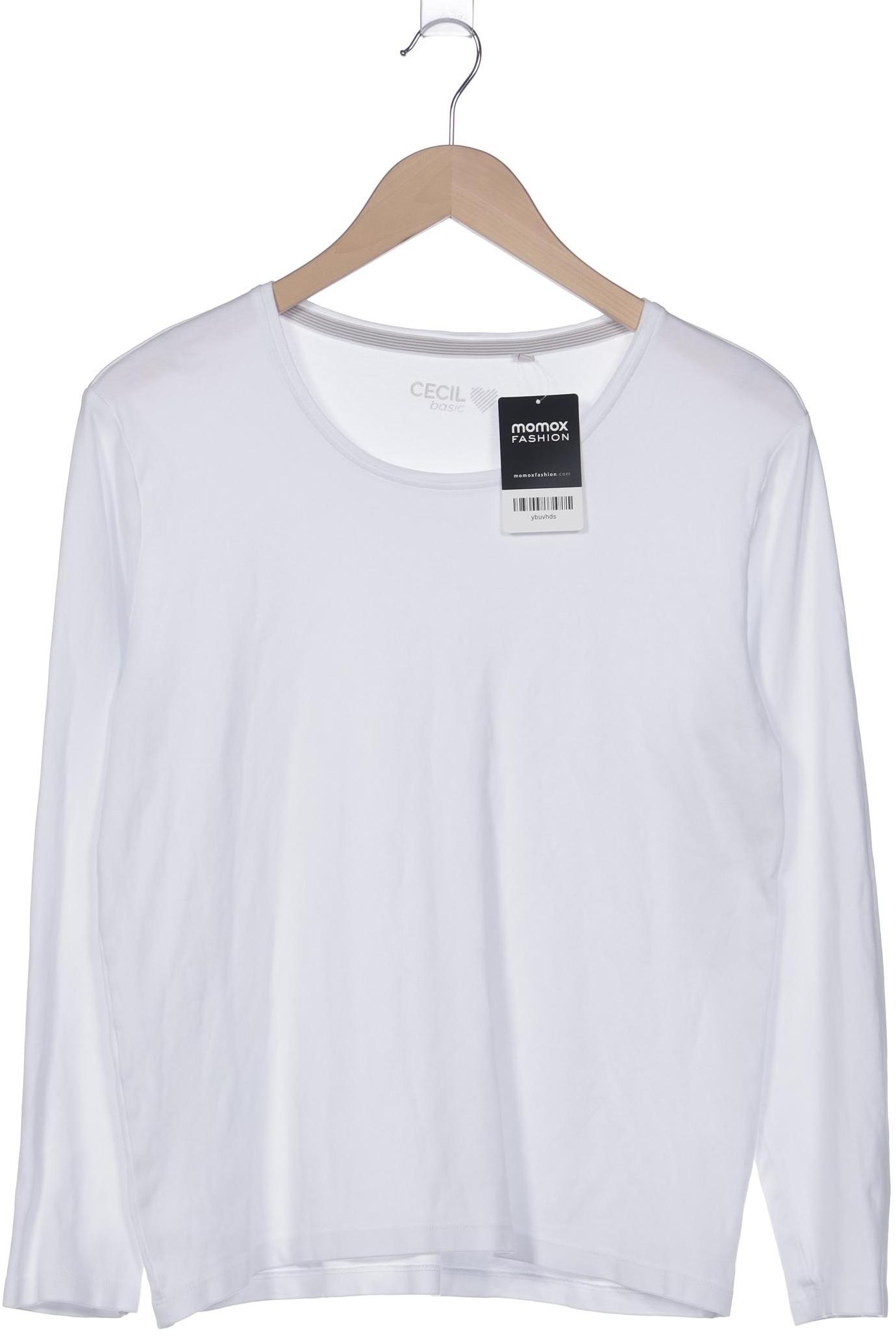 

Cecil Damen Langarmshirt, weiß, Gr. 44