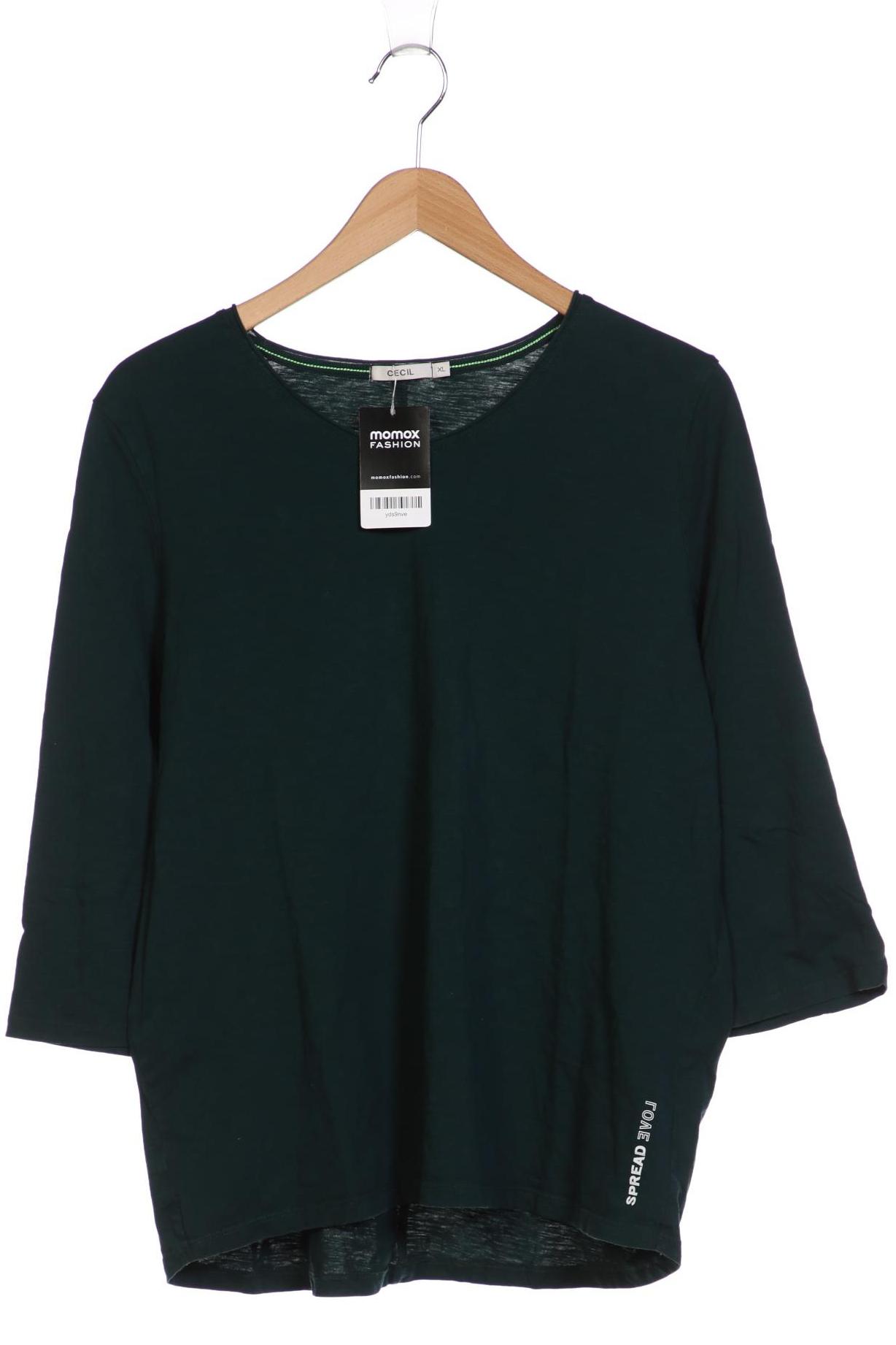 

Cecil Damen Langarmshirt, grün, Gr. 44