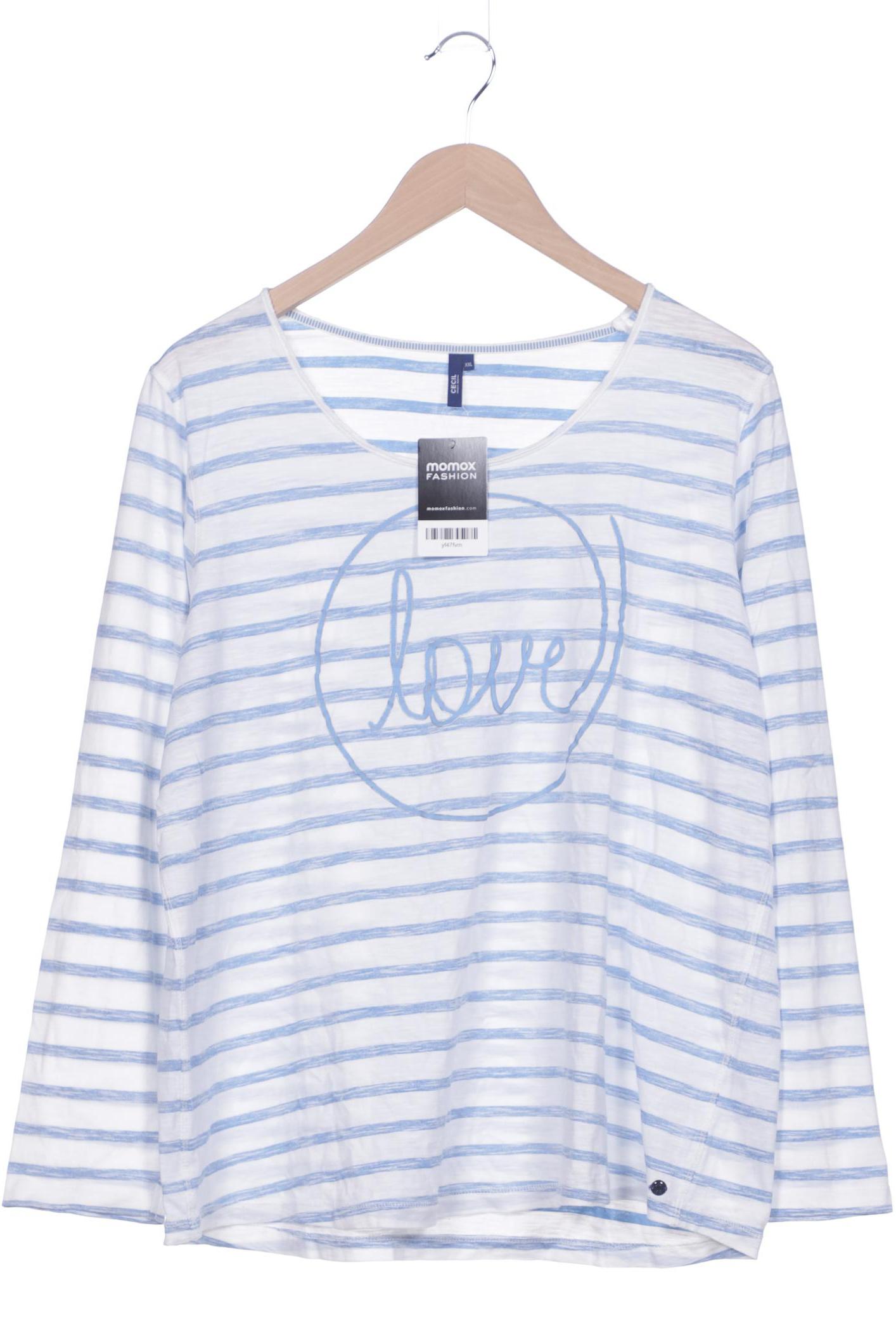 

CECIL Damen Langarmshirt, blau